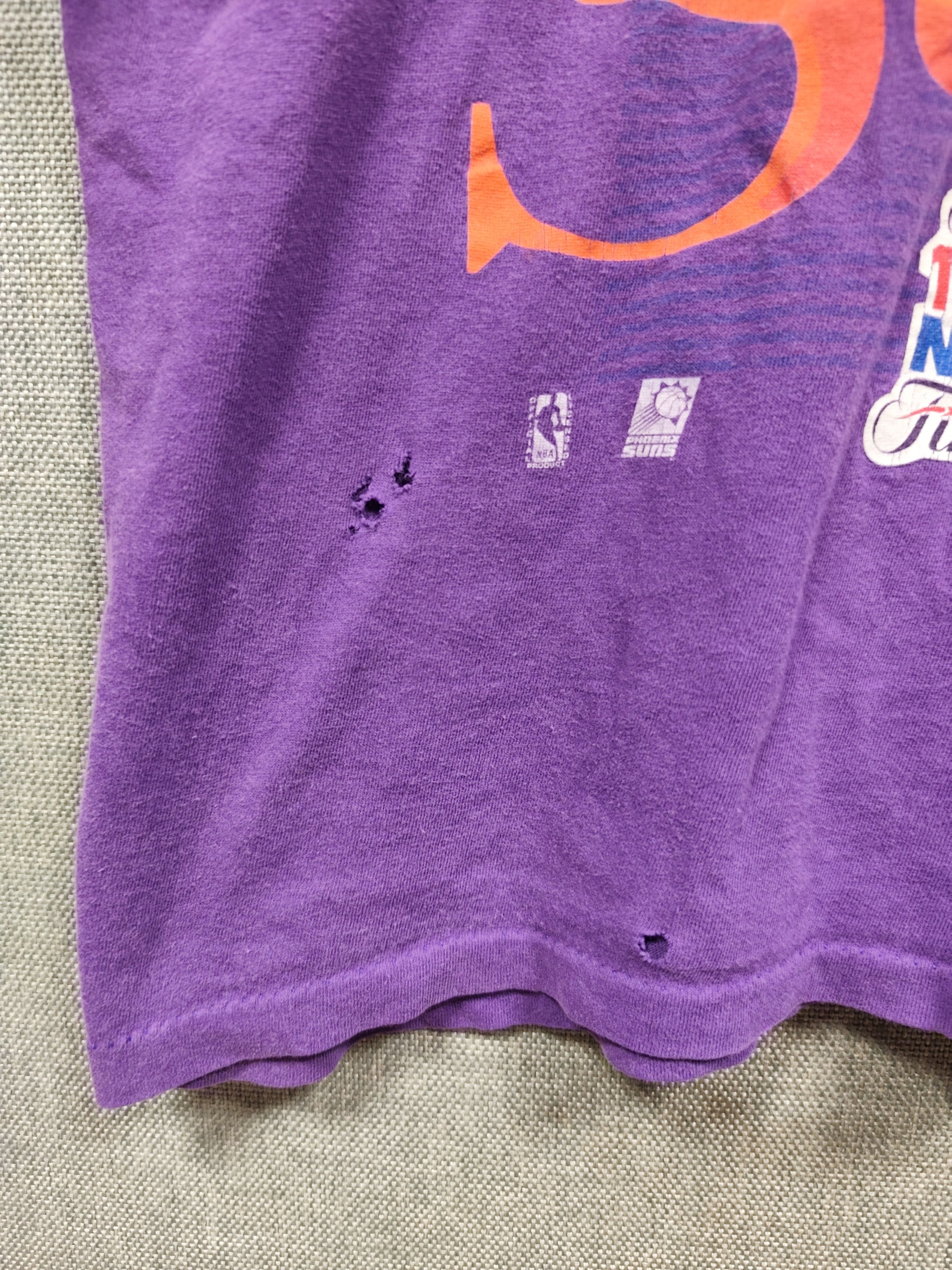 Salem Sportswear vintage 90s t shirt nba phoenix suns made in usa Size US L / EU 52-54 / 3 - 7 Thumbnail