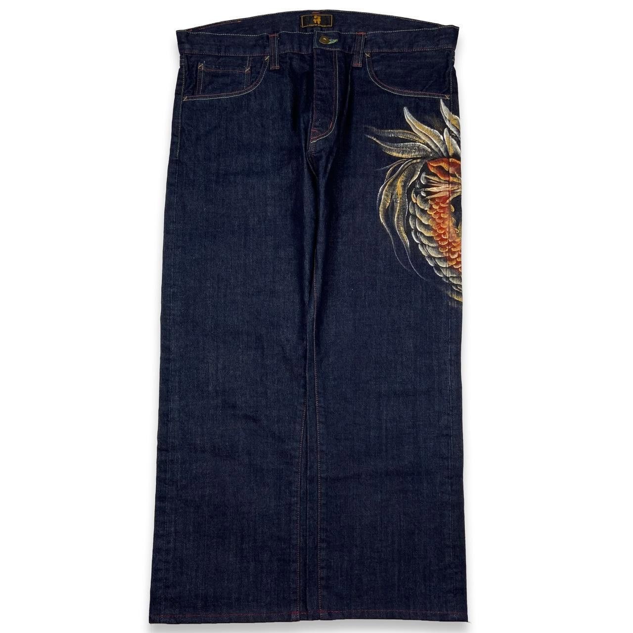 Designer BAPE Men's Navy Jeans Size US 36 / EU 52 - 3 Thumbnail