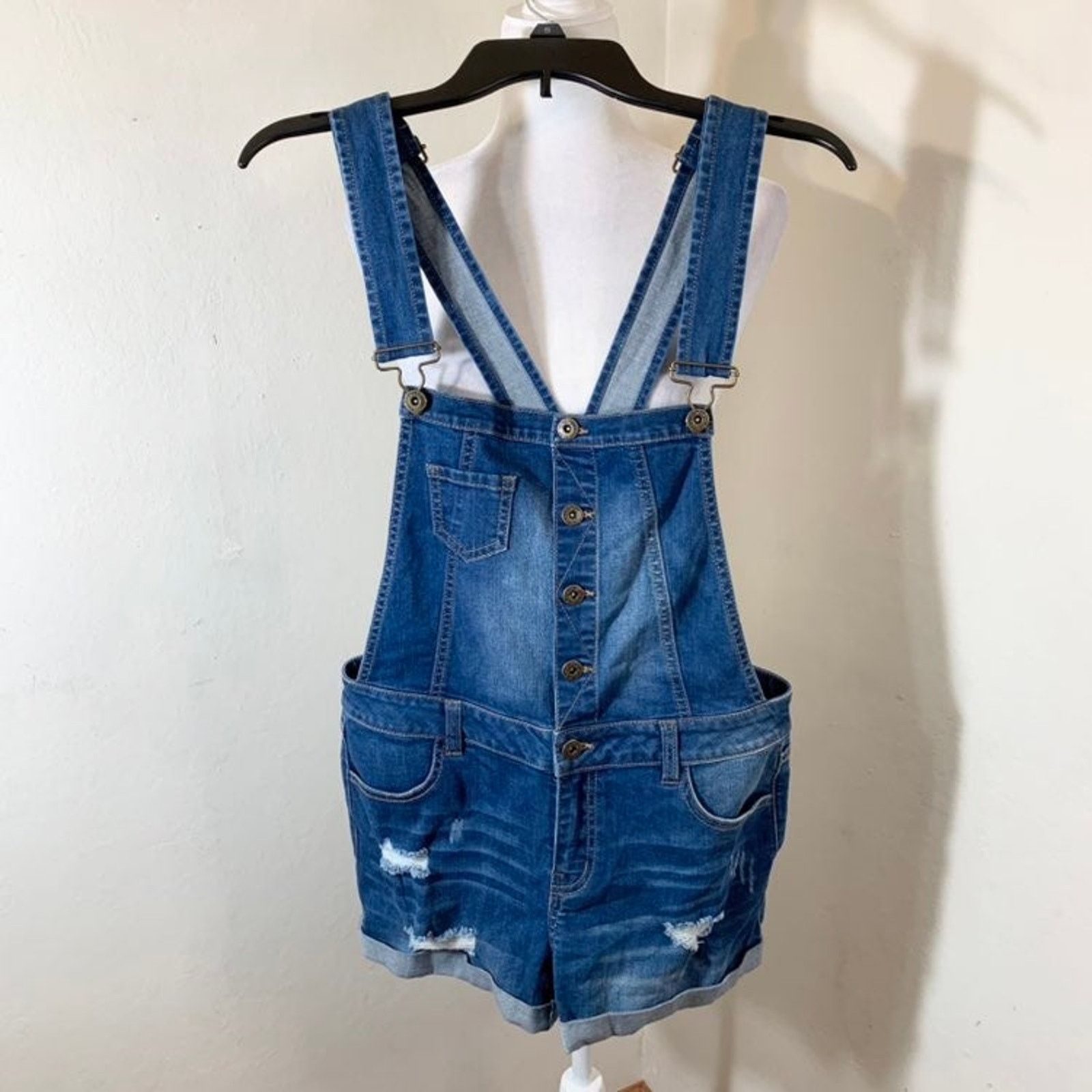 Other Blue jumpsuite jeans size M Size 28" / US 6 / IT 42 - 1 Thumbnail