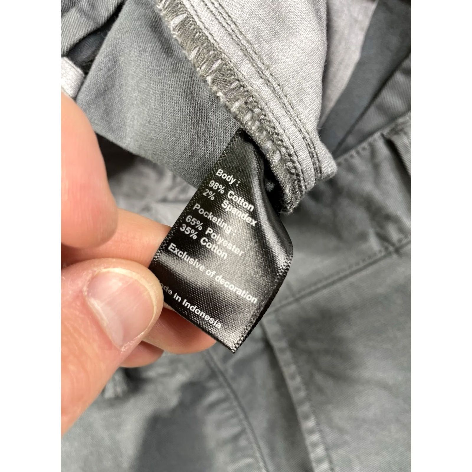 Flint And Tinder Flint and Tinder Shorts Mens 31 Gray Chino Pockets Canvas Casual 8” Size US 31 - 6 Thumbnail
