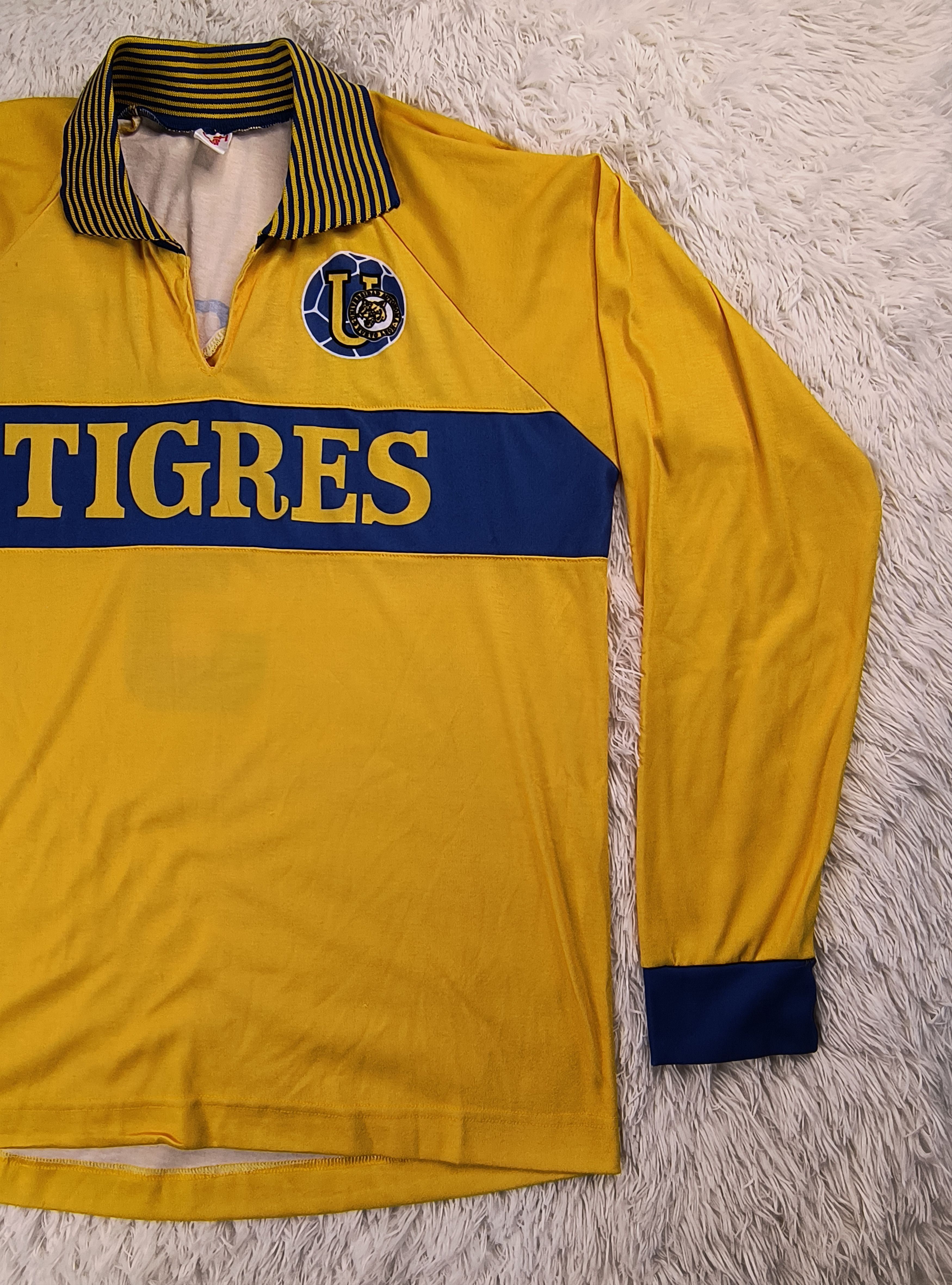Vintage Vintage Fesago Tigres UANL #3 Batocletti 1981/82 LS jersey Size US L / EU 52-54 / 3 - 4 Thumbnail