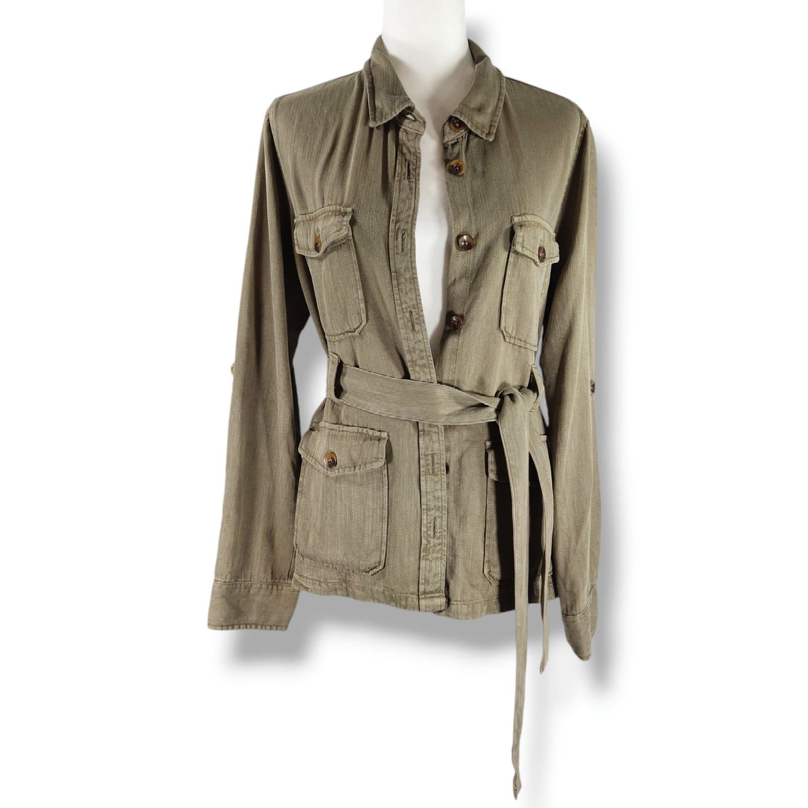 Other EUC Altar'd State Gorpcore Utility Jacket Sz. M [6-8] Olive Size M / US 6-8 / IT 42-44 - 3 Thumbnail