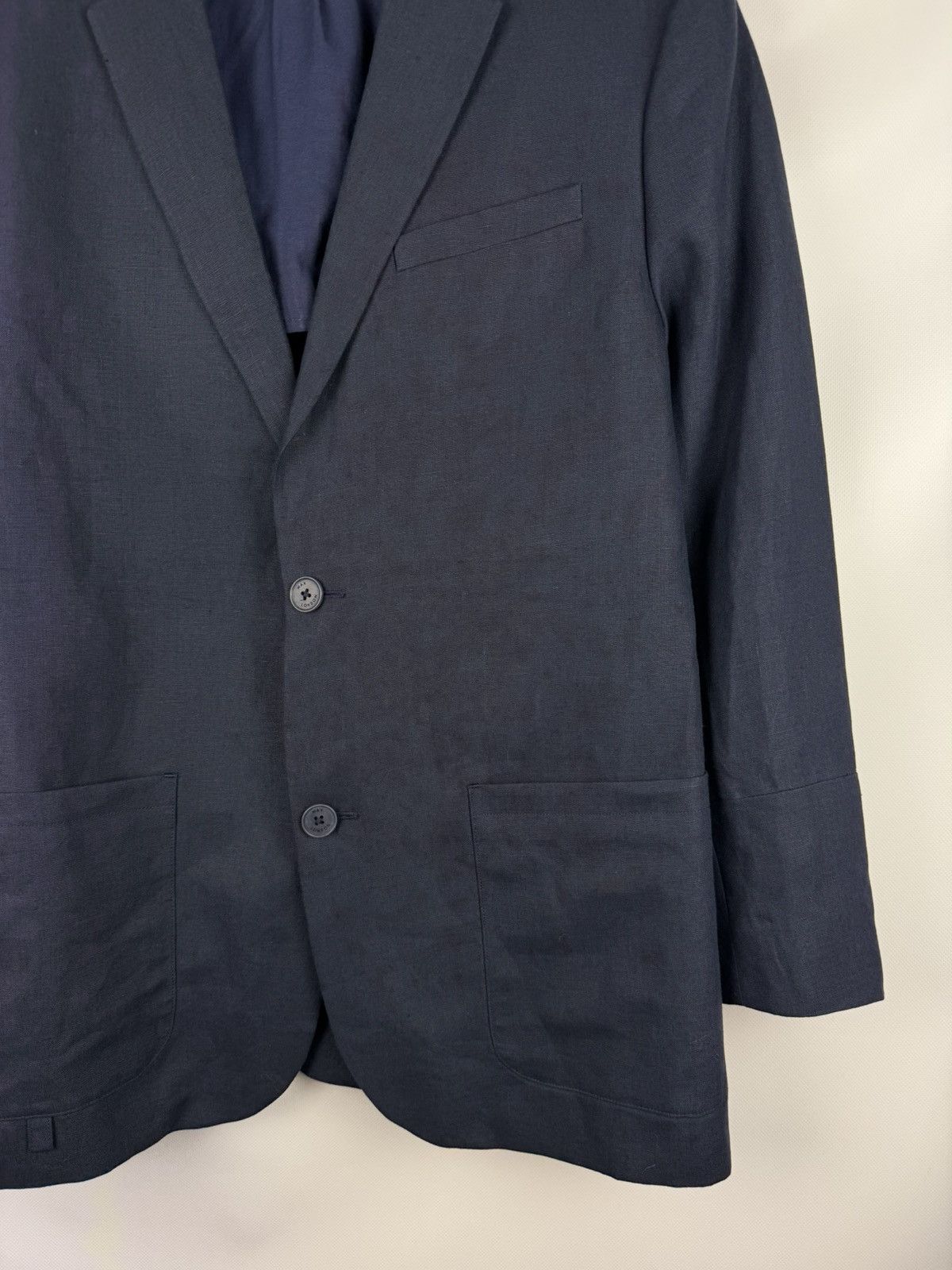 Wax London Wax London Men’s Linen 2 Piece Suit Blazer Jacket Pants Size 42R - 6 Thumbnail