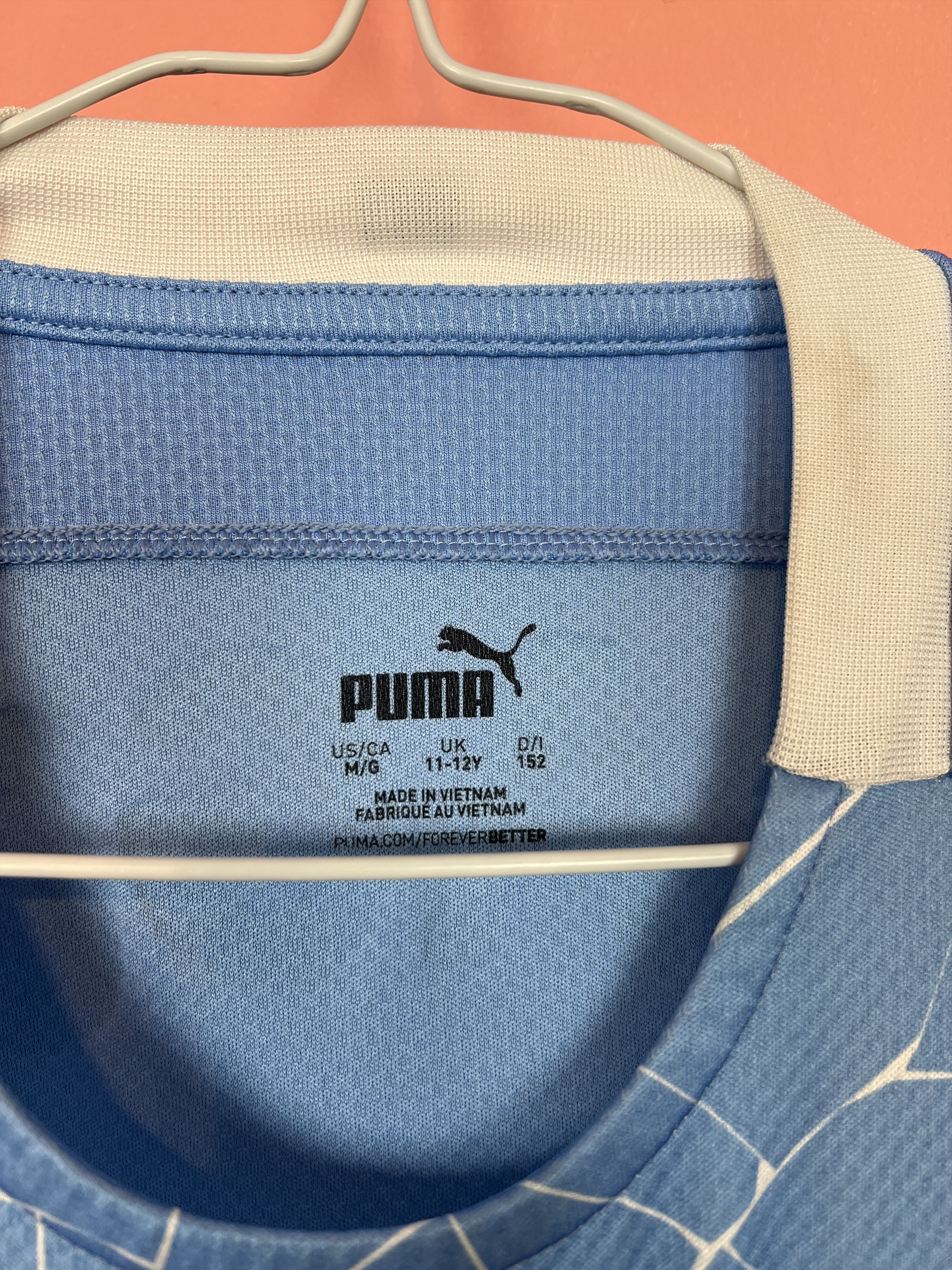Other Puma Manchester City kids 10 Kun Aguero soccer jersey Size US XS / EU 42 / 0 - 6 Thumbnail