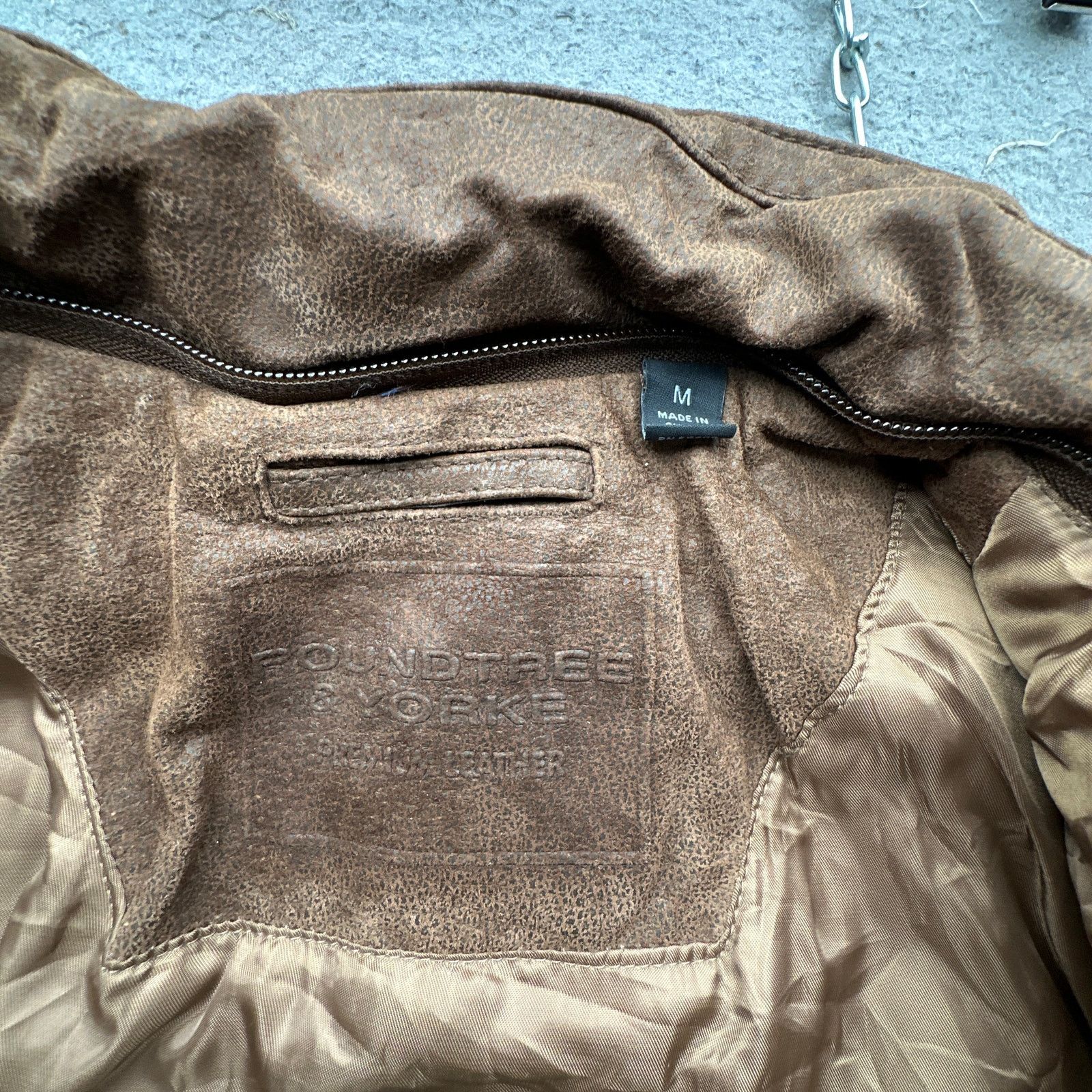 Roundtree & Yorke Roundtree & Yorke Suede Leather Jacket Mens Medium Size US M / EU 48-50 / 2 - 3 Thumbnail