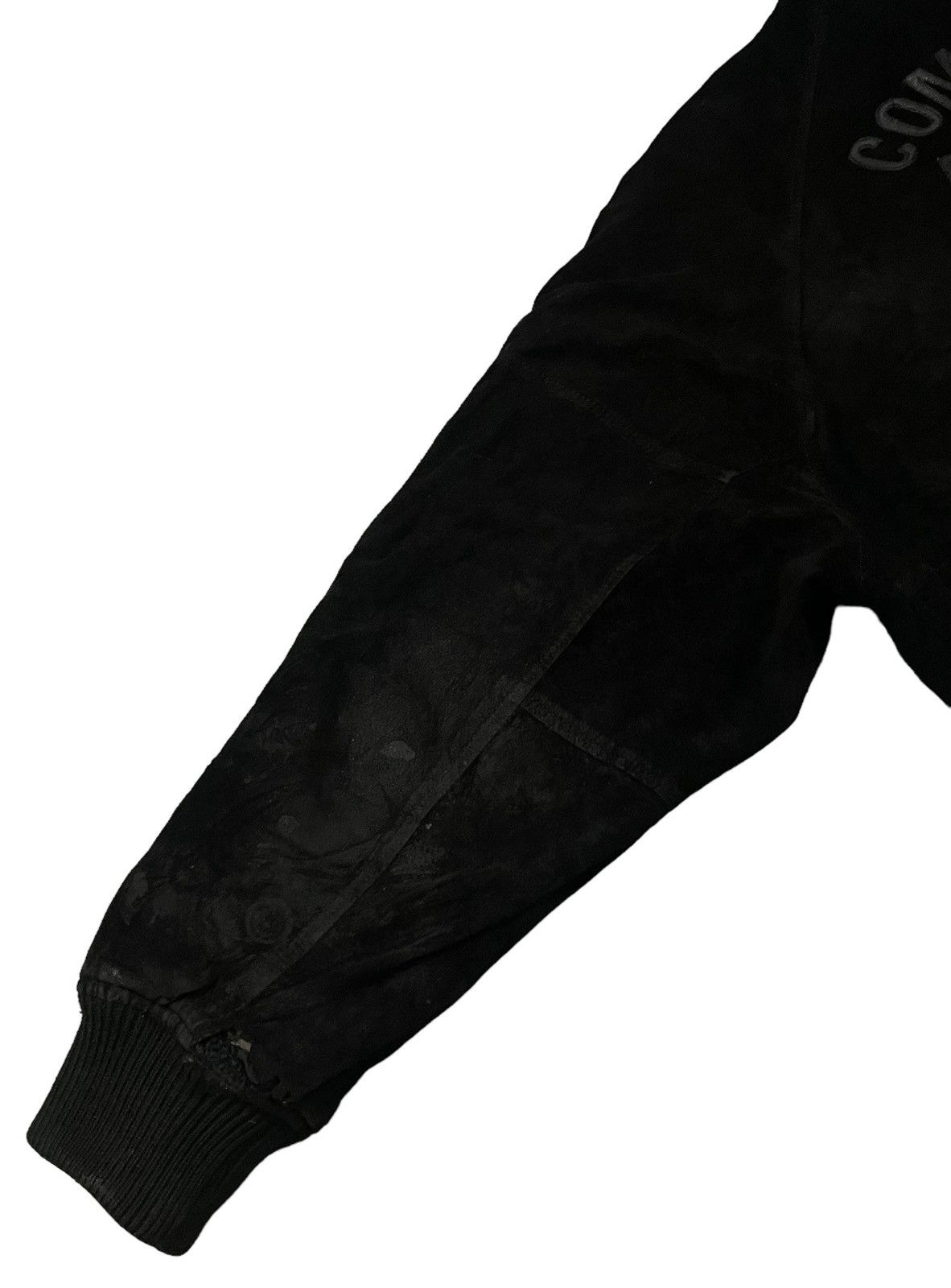 Japanese Brand Vintage Poshboy Blackout Pig Skin Leather Varsity Jacket Size US L / EU 52-54 / 3 - 18 Thumbnail