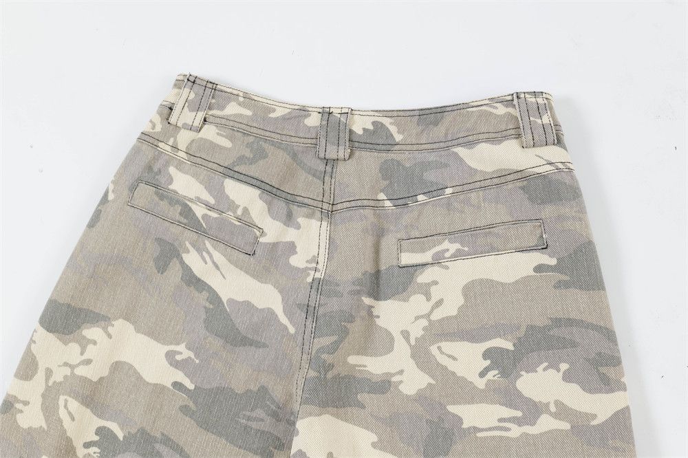 Jean Men's high street hip-hop wide-leg camouflage work trousers Size US 32 / EU 48 - 6 Thumbnail