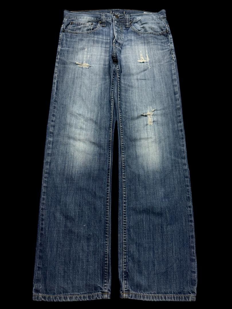 JACKROSE Vintage Japanese Sick Faded Distressed Straight Denim Jeans Size US 32 / EU 48 - 1 Thumbnail