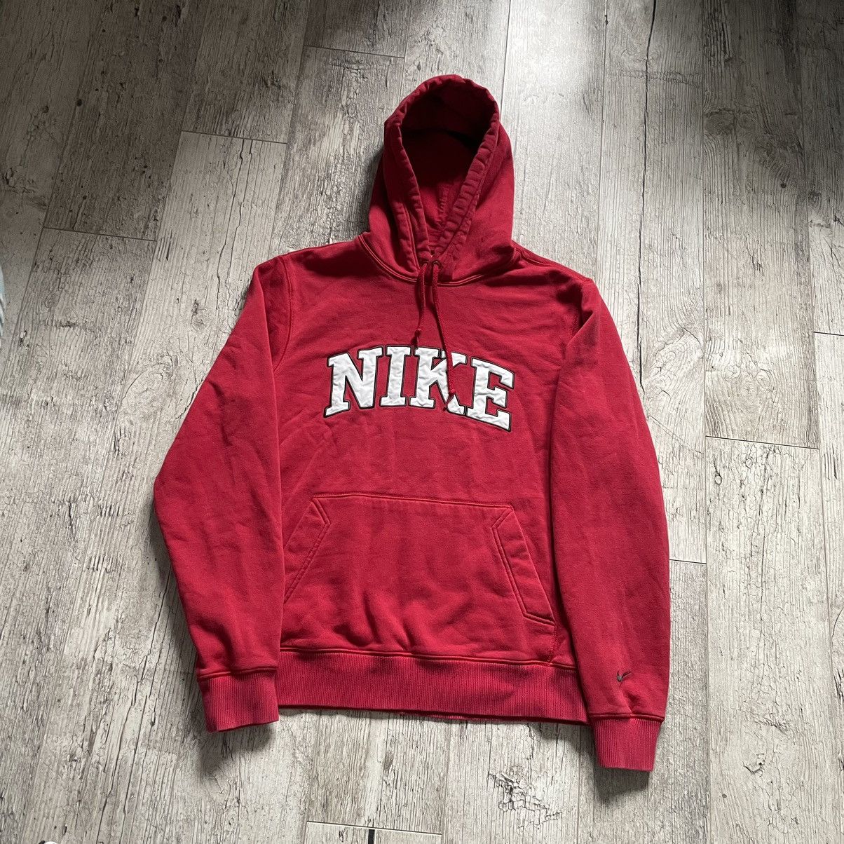 Nike × Vintage Nike hoodie big logo y2k sportswear rare casual drill Size US M / EU 48-50 / 2 - 6 Thumbnail