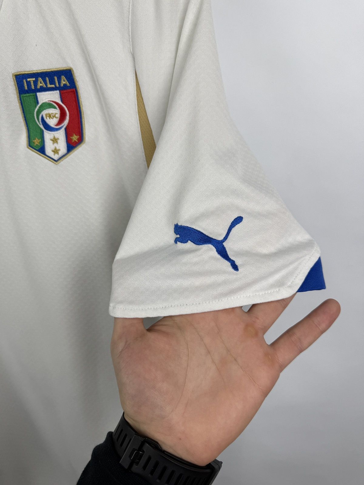 Puma 🇮🇹 Vintage 2010 Puma Italy Soccer Jersey T-Shirt Retro Rare Size US M / EU 48-50 / 2 - 7 Thumbnail
