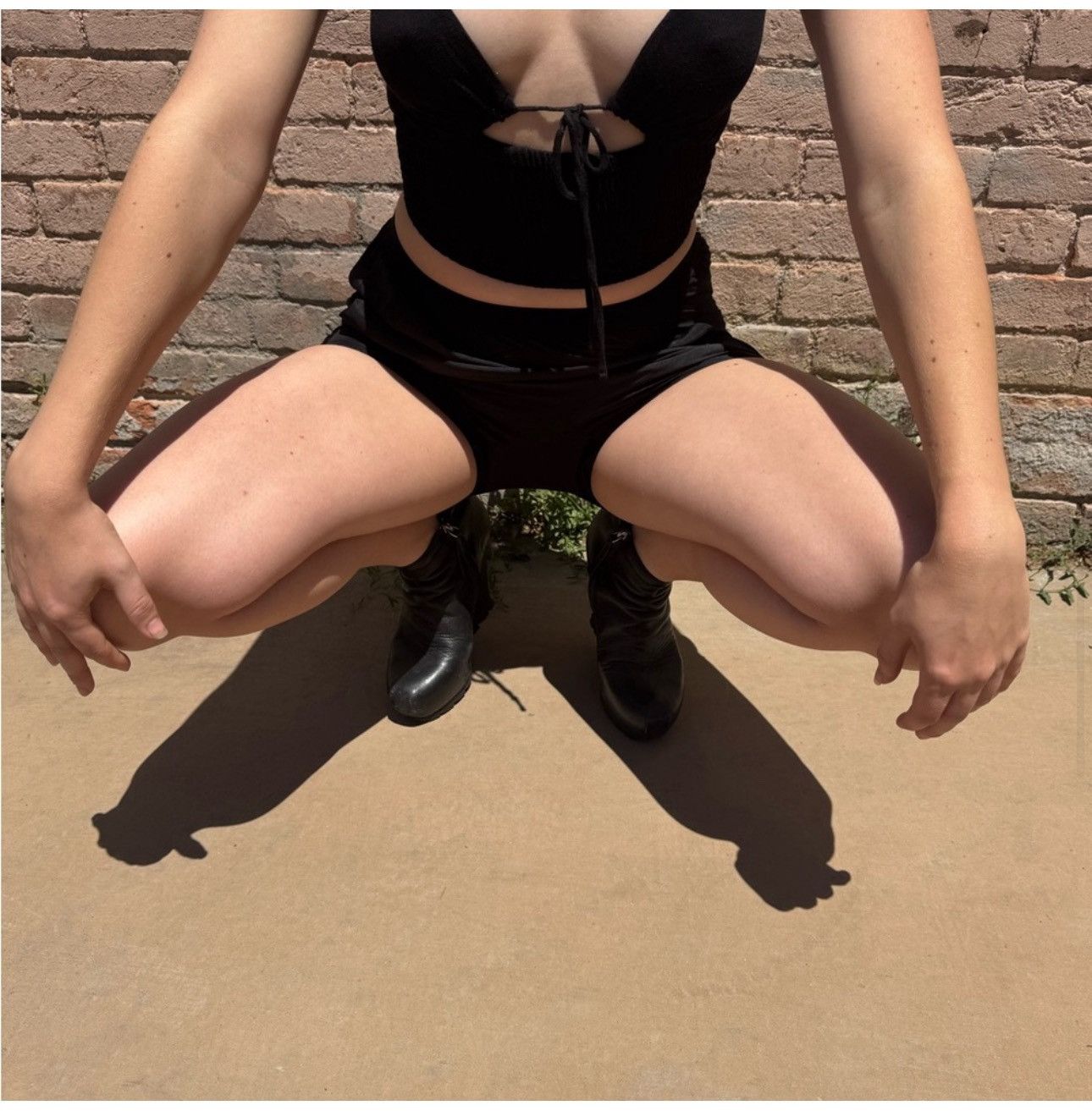 Rick Owens Rick Owens Lilies Black Silk Ruched Skort Mini Skirt Sz S Size 27" / US 4 / IT 40 - 7 Thumbnail