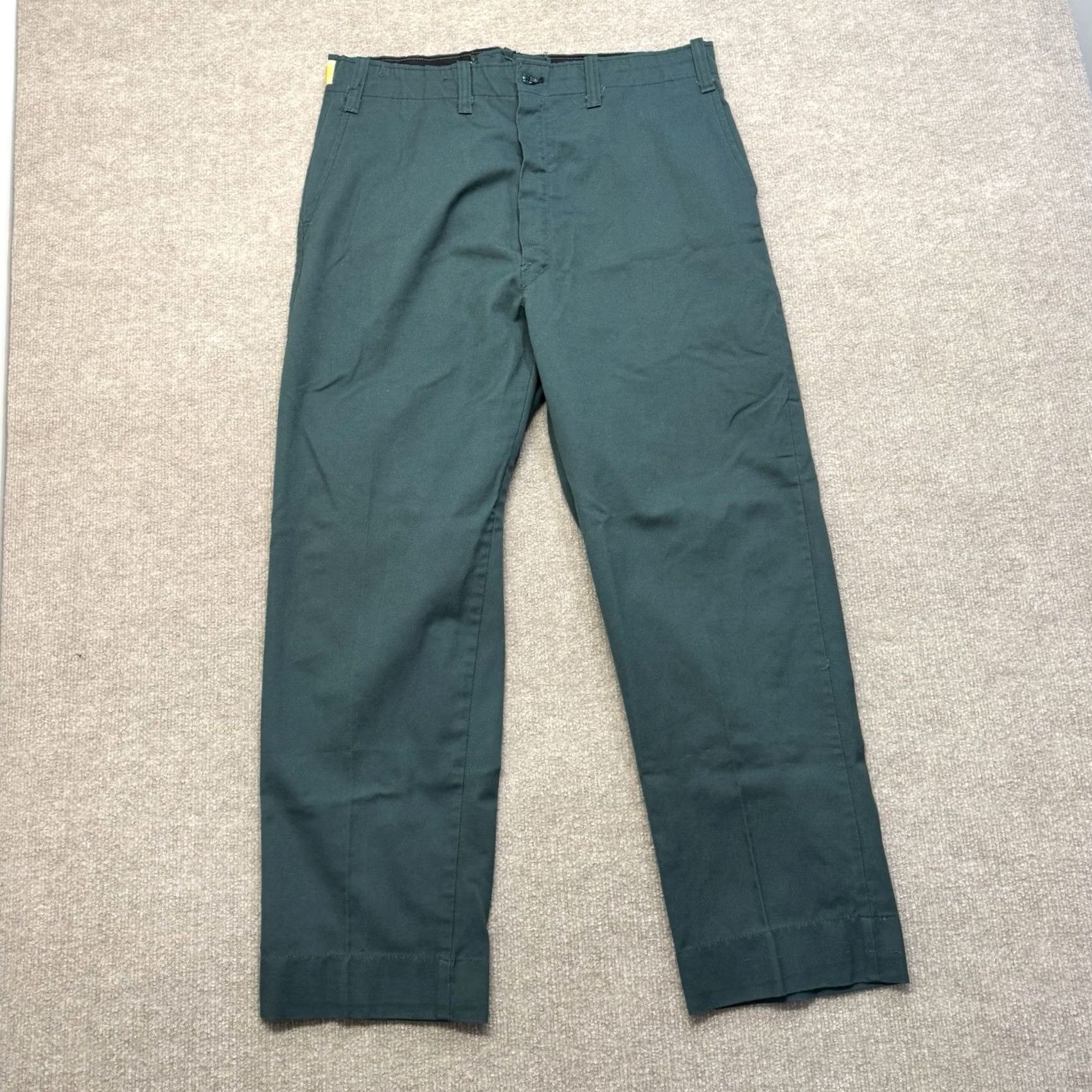 Vintage VINTAGE Chino Pants Mens 36x29 Workwear Zip Fly USA Made Green Talon Pants Size US 36 / EU 52 - 2 Thumbnail