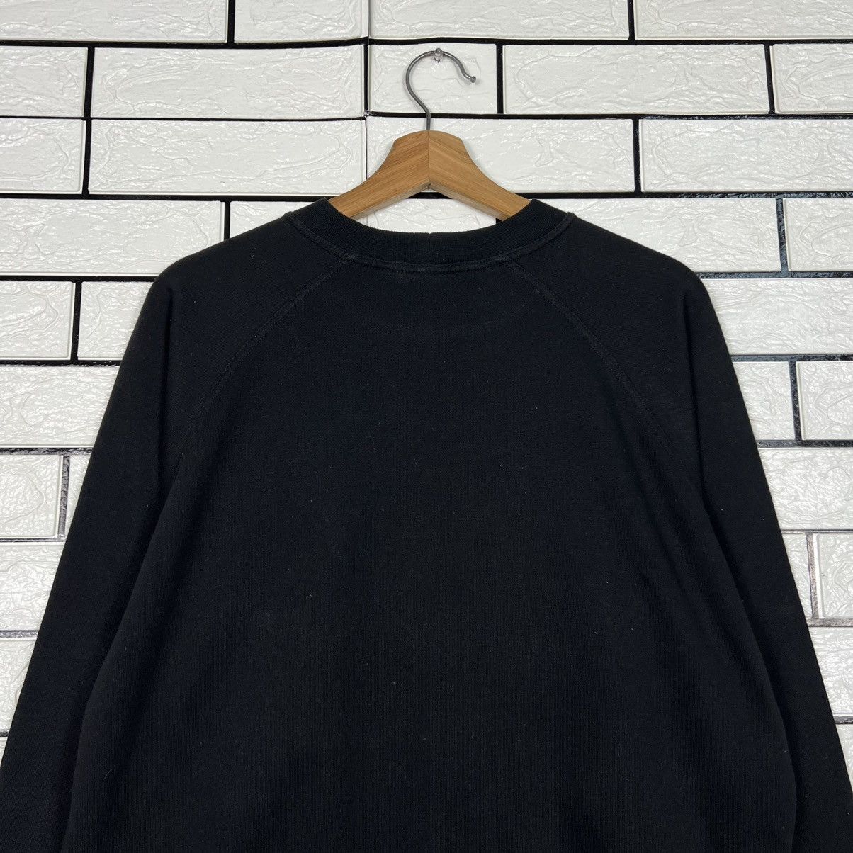 Trussardi TRUSSARDI Embroidery Big Logo Crewneck Sweatshirt #3949-C180 Size US M / EU 48-50 / 2 - 14 Thumbnail