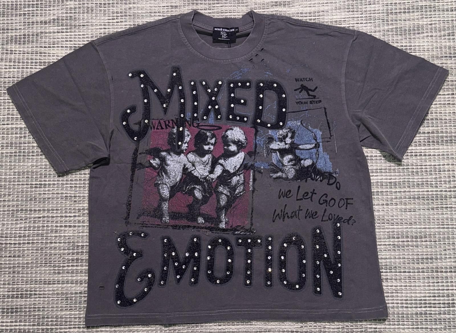 Other Mixed Emotion Grey "Friends" Tee Size US S / EU 44-46 / 1 - 1 Thumbnail