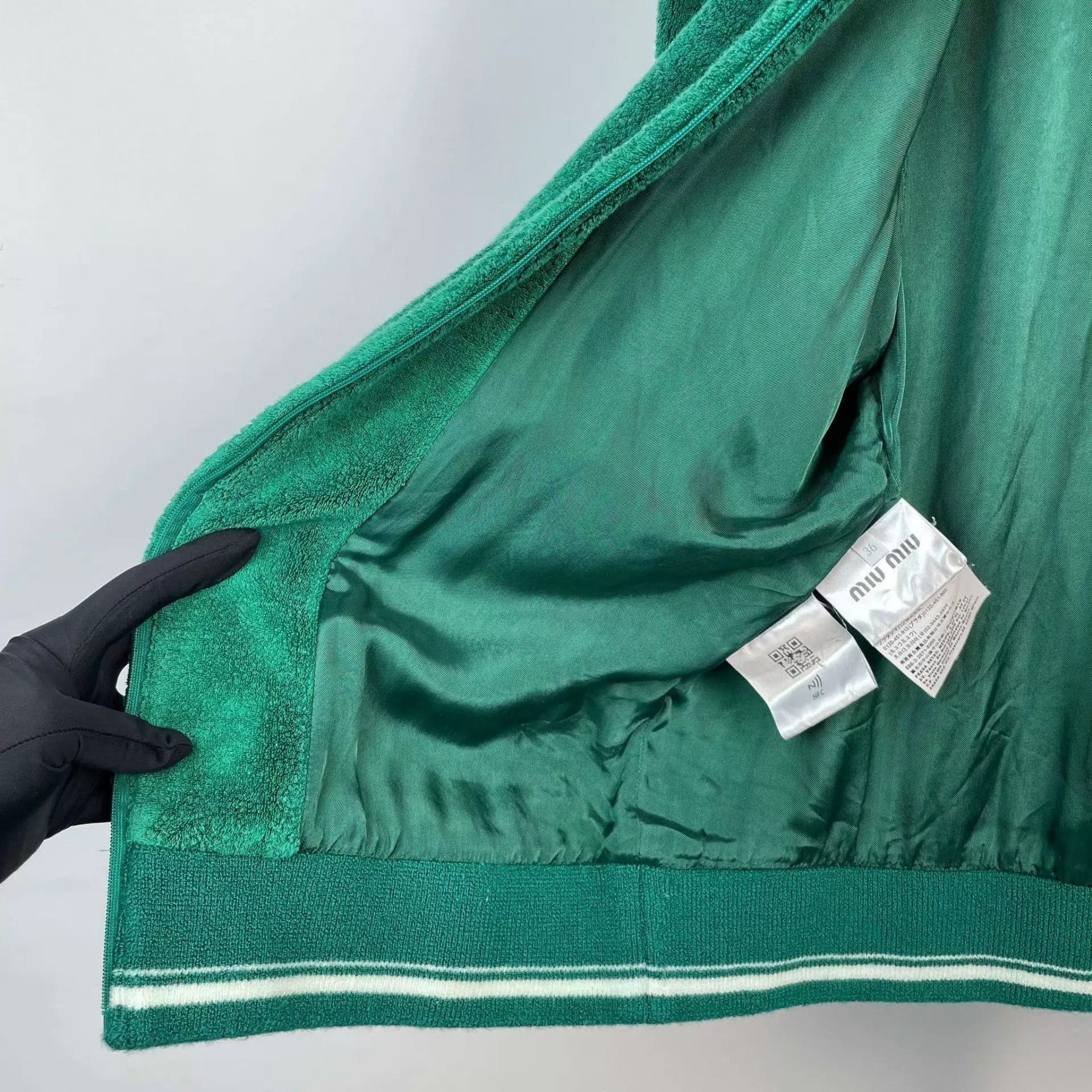 Miu Miu MIU MIU Green Jacket 36 Size XS / US 0-2 / IT 36-38 - 9 Thumbnail