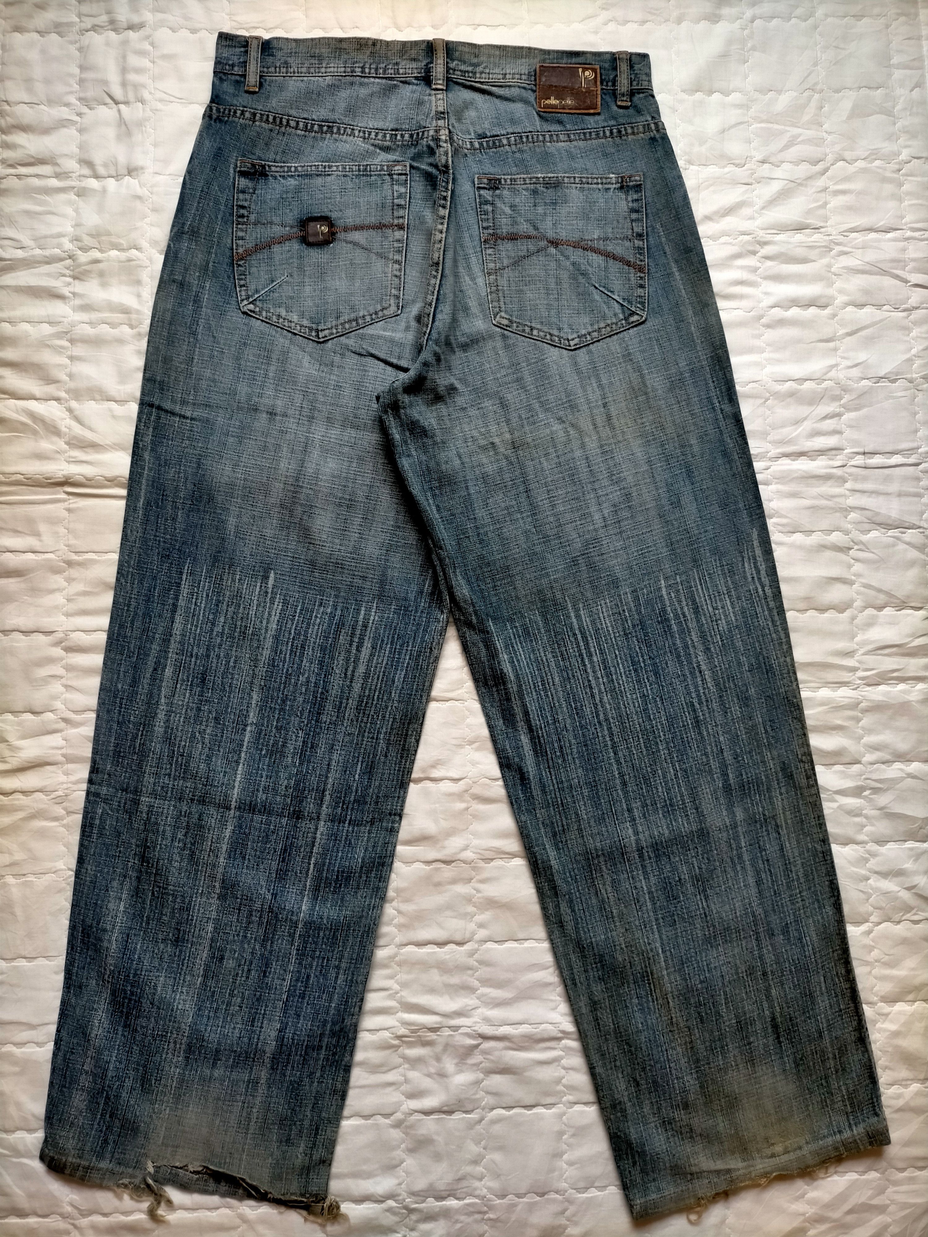 Pelle Pelle Vtg 90s Pelle Pelle Wide Baggy Skateboarding Style Jeans Size US 32 / EU 48 - 2 Thumbnail