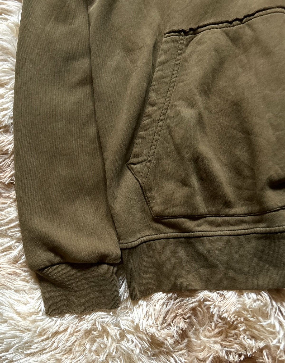 Stone Island 💥CRAZY💥 RARE COLOURED DISTRESSED STONE ISLAND GARMENT HOODIE Size US L / EU 52-54 / 3 - 4 Thumbnail