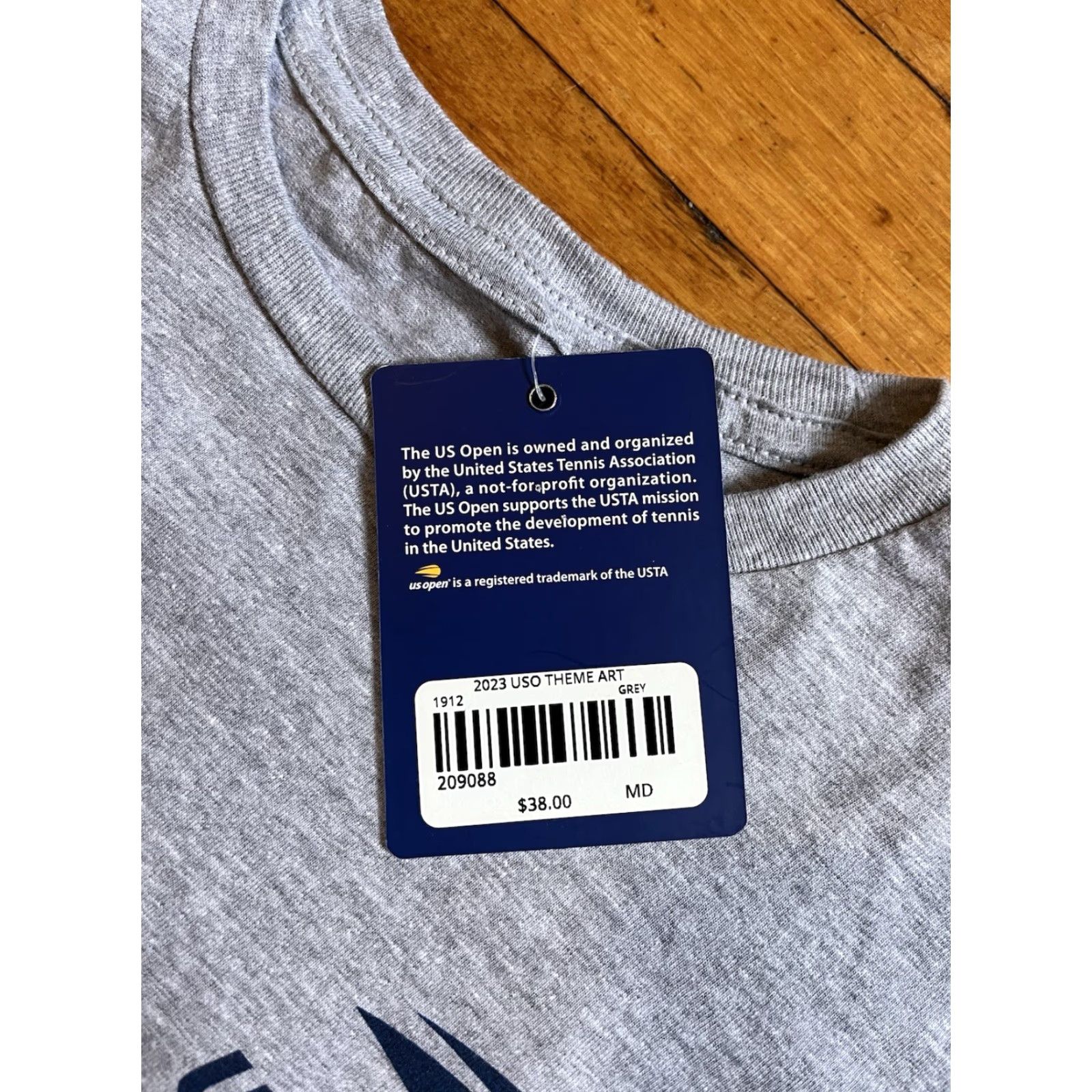 Vintage VINTAGE US Open 2023 Billie Jean King 50 Years Of Equal Prize Money Shirt Mens M Grey Size US M / EU 48-50 / 2 - 5 Thumbnail