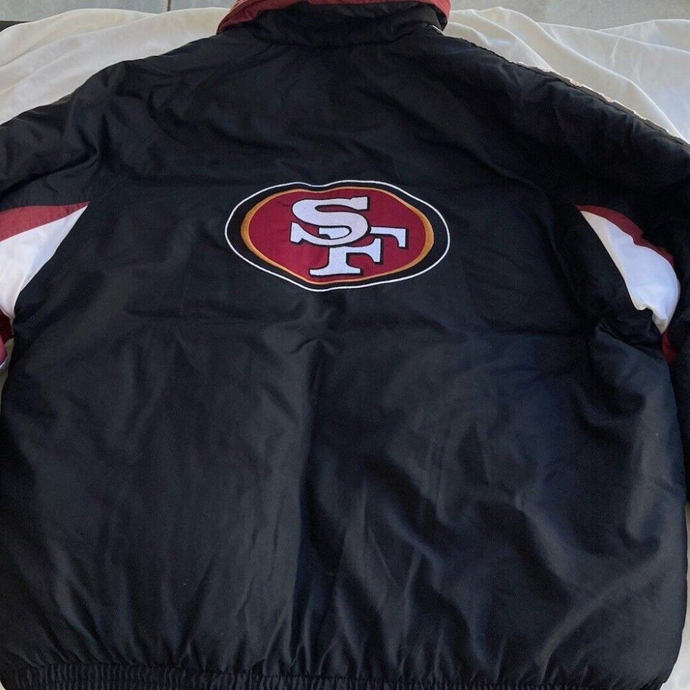 NFL × Vintage Vintage San Francisco 49ers Men’s Game Day Jacket Black Size US XL / EU 56 / 4 - 9 Thumbnail