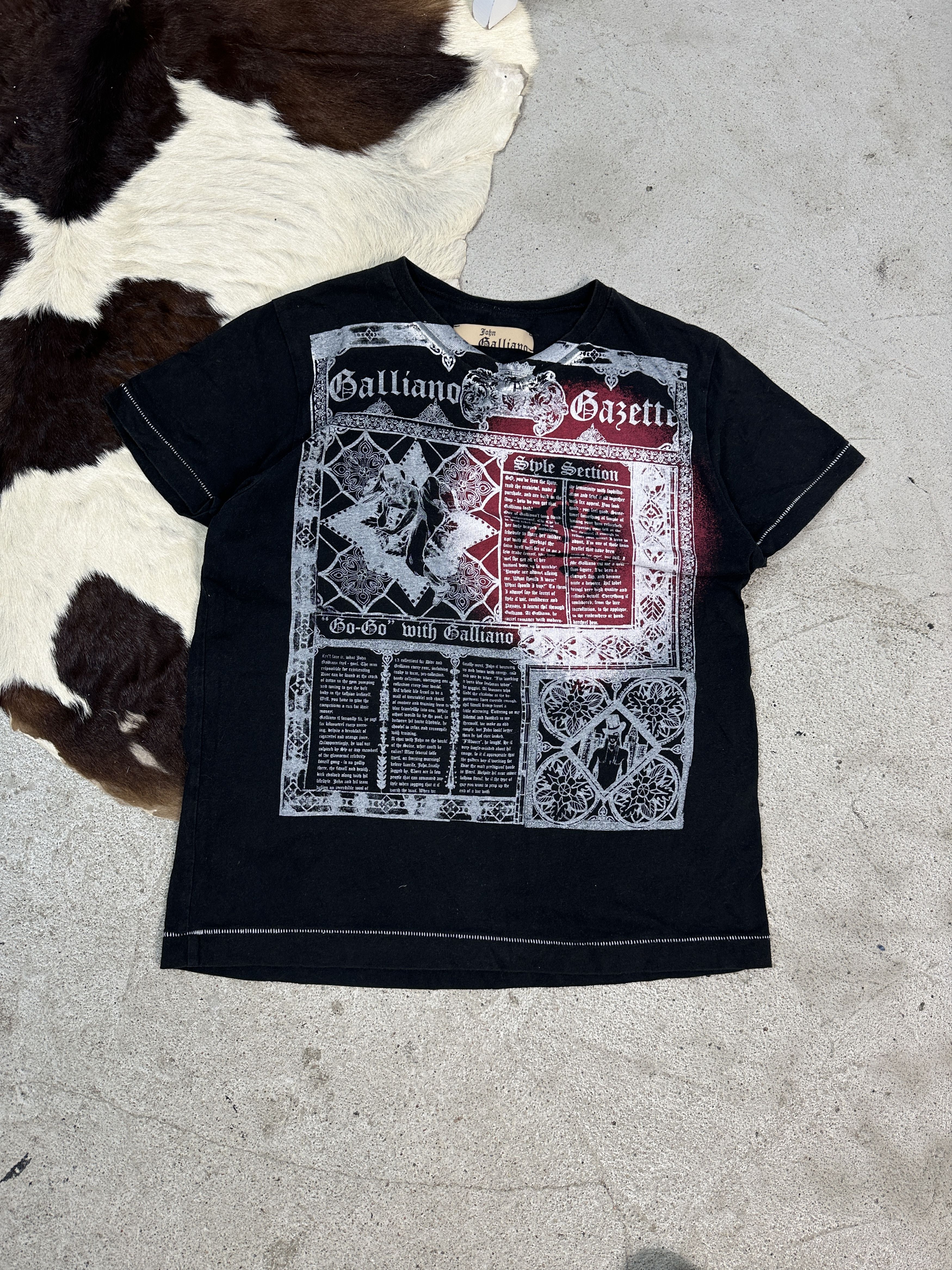 JOHN GALLIANO 1989 ヴィンテージTシャツ JOHN GALLIANO 1989 ヴィンテージTシャツ