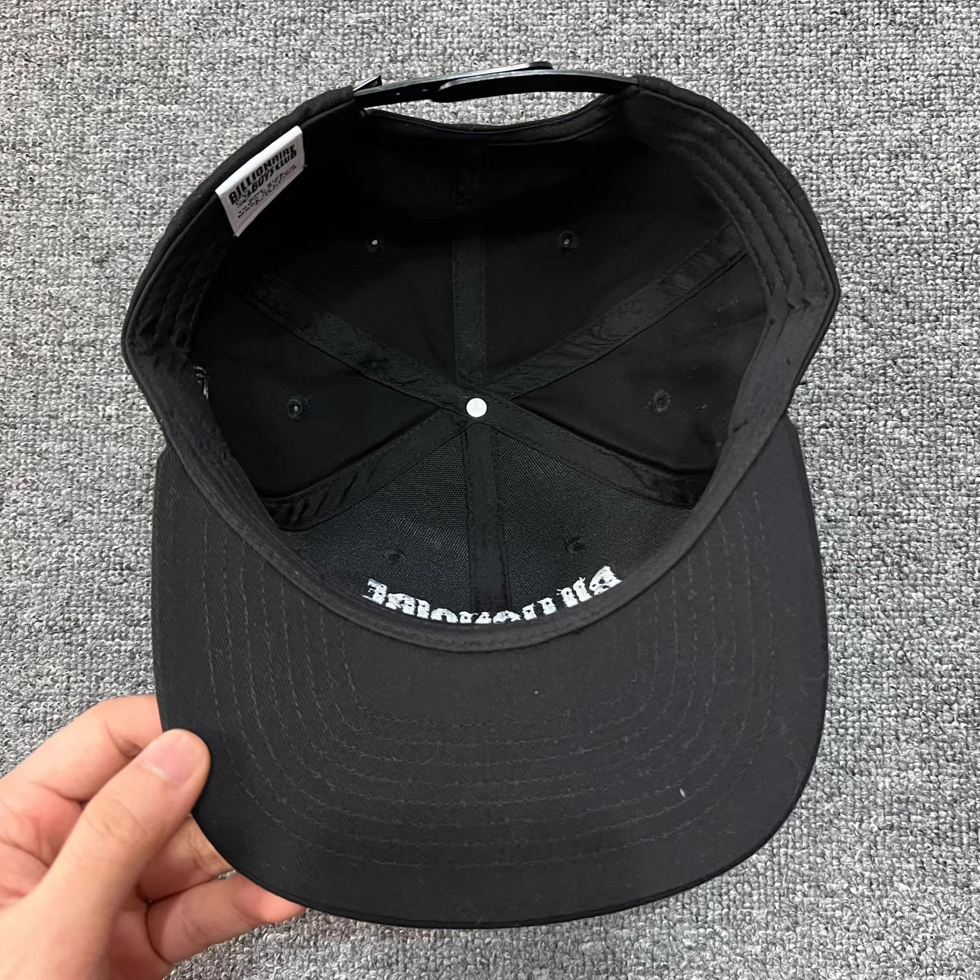 Billionaire Boys Club BBC Classic Embroidered Logo Flat Brim Baseball Cap Q7 Size ONE SIZE - 4 Thumbnail