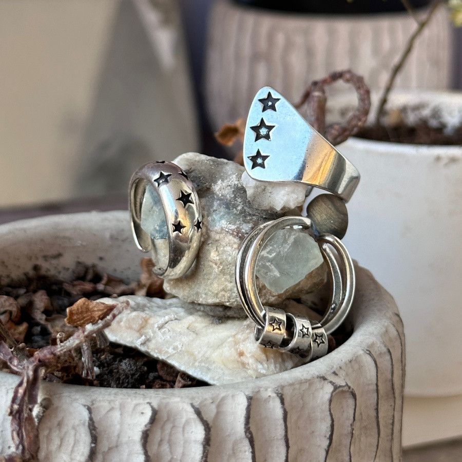 Jewelry New Design Jewelry Rings Open Size Chrome Ring (Size 7-13) Size ONE SIZE - 2 Thumbnail