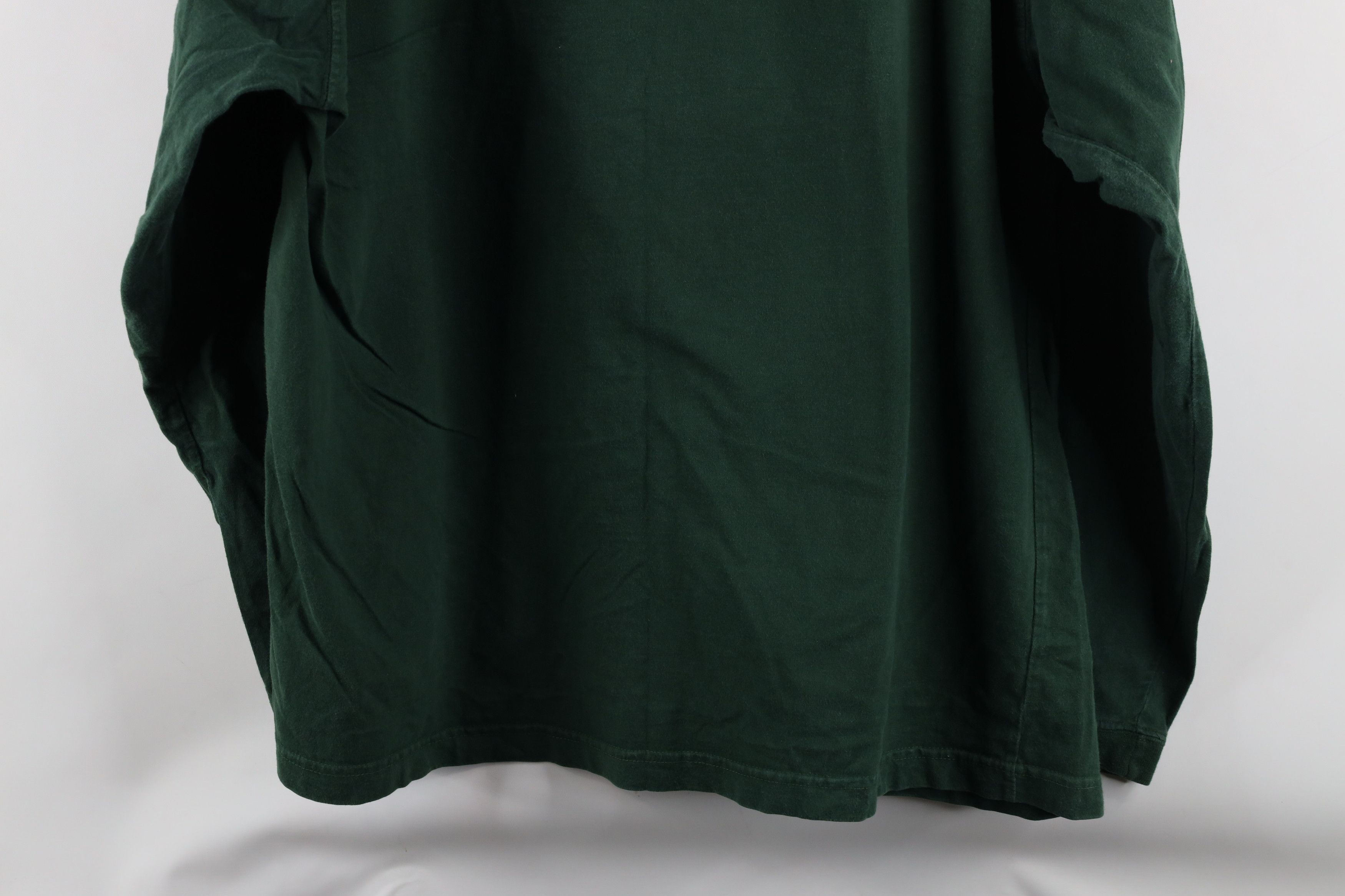 Vintage Vintage 90s Michigan State University Mock Neck T-Shirt Size US L / EU 52-54 / 3 - 10 Thumbnail