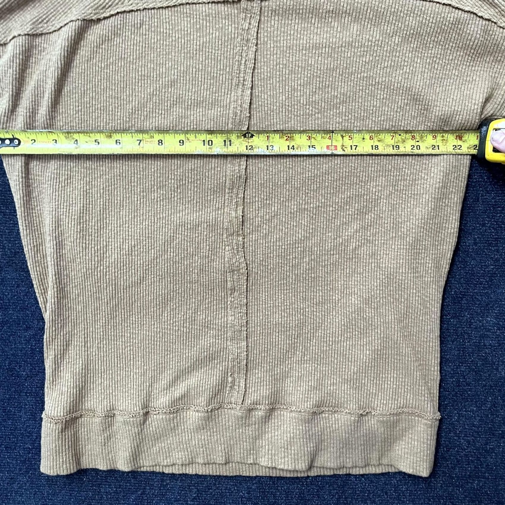 Vintage We The Free Sweater Womens Small Beige Ribbed High Neck Pullover Lightweight Top Size S / US 4 / IT 40 - 4 Thumbnail