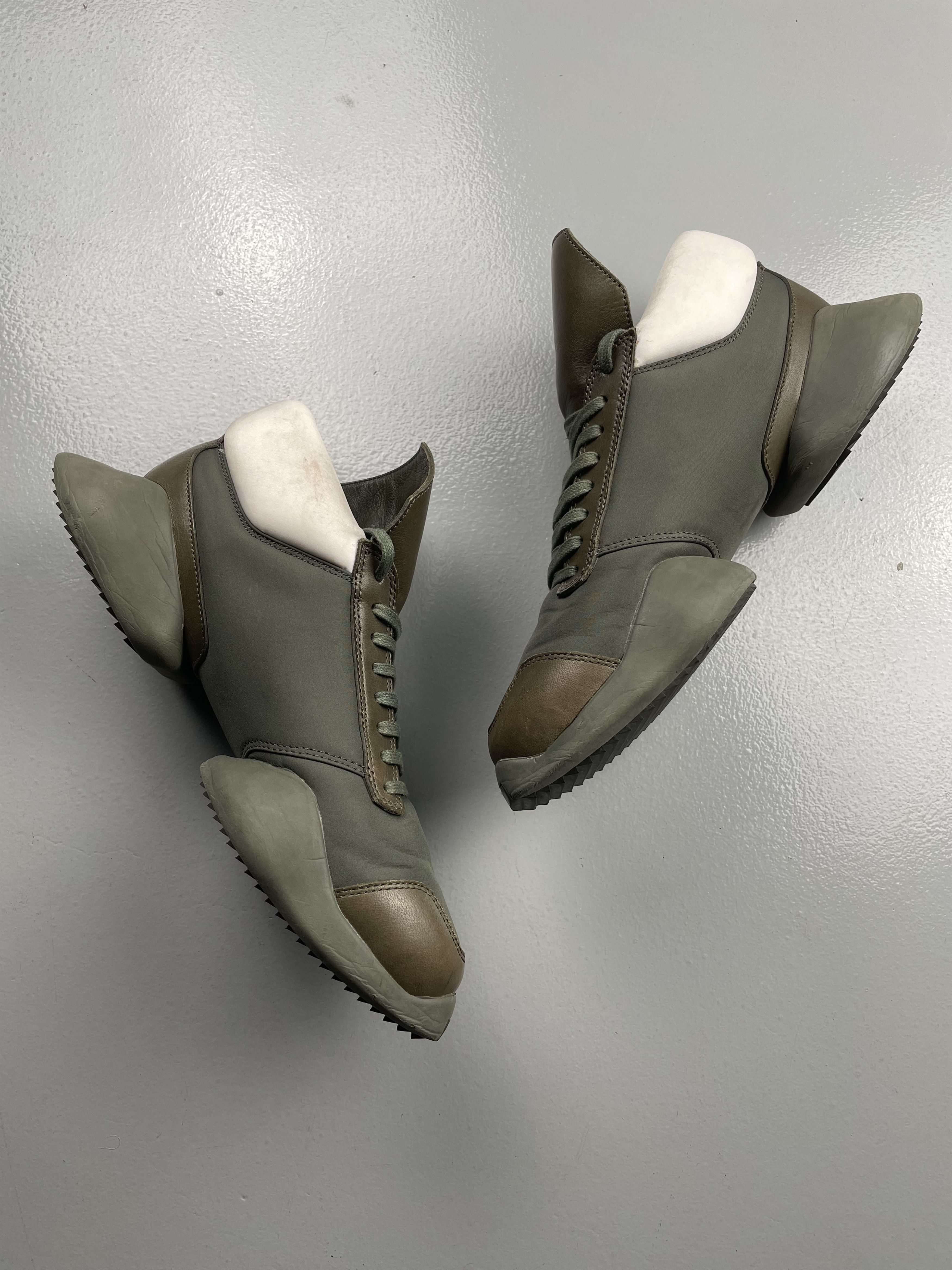 Adidas × Rick Owens adidas x Rick Owens S/S 2016 Tech Runner (Earth Green) Size US 6.5 / EU 39-40 - 12 Thumbnail