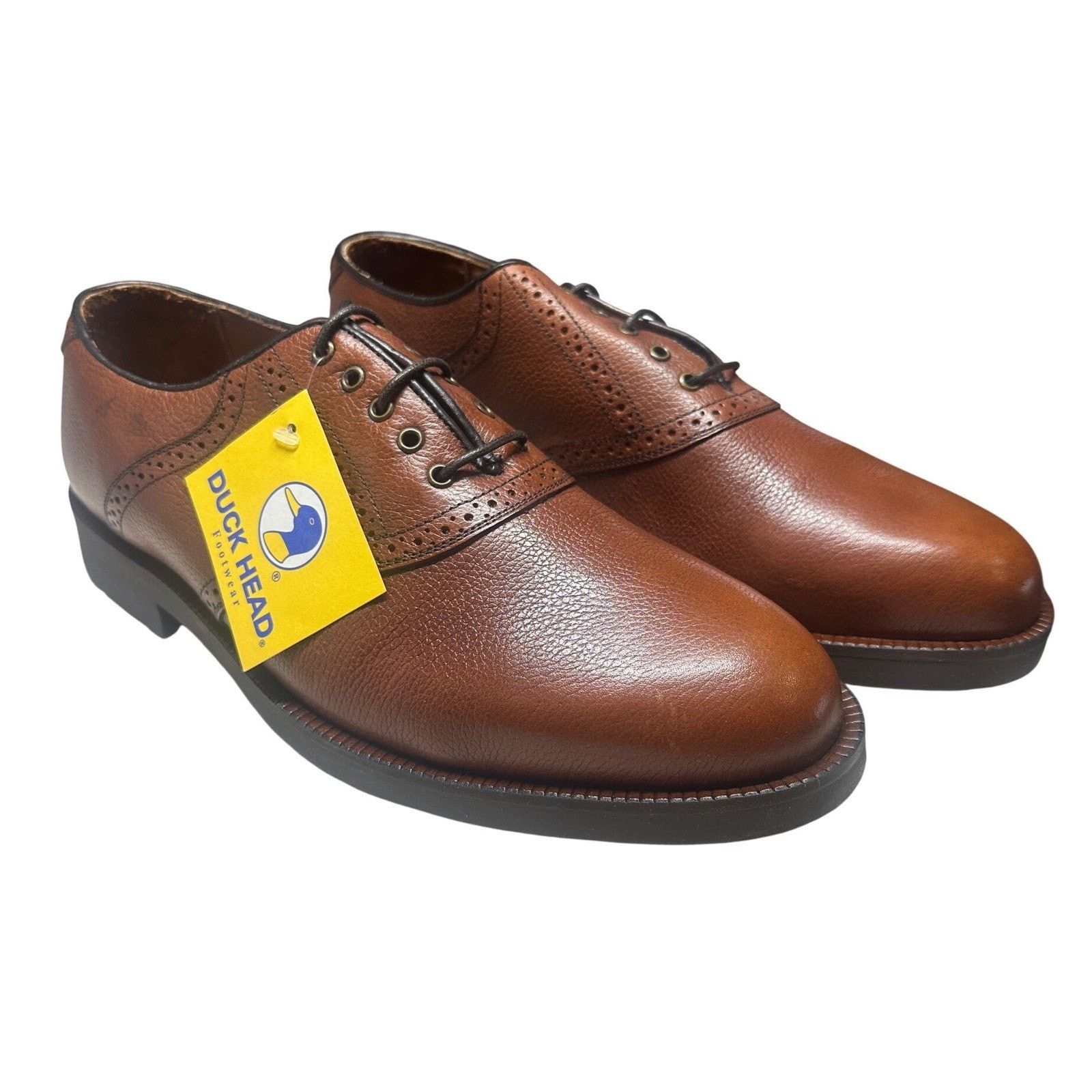 Duck Head Duck Head Steadman Oxford Mens 13 Brown NEW Leather Shoes Size US 13 / EU 46 - 2 Thumbnail