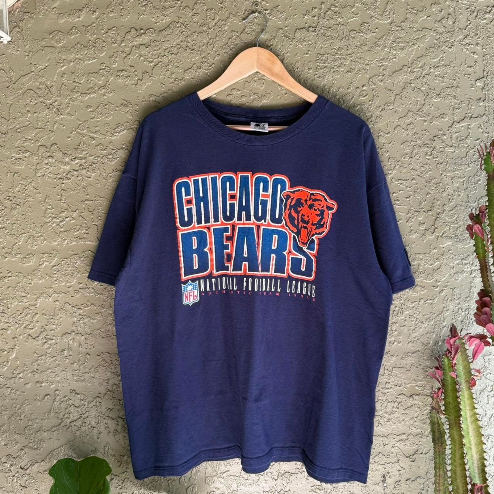 Starter Vintage Starter NFL Chicago Bears Football Men's XL Tee Size US XL / EU 56 / 4 - 2 Thumbnail