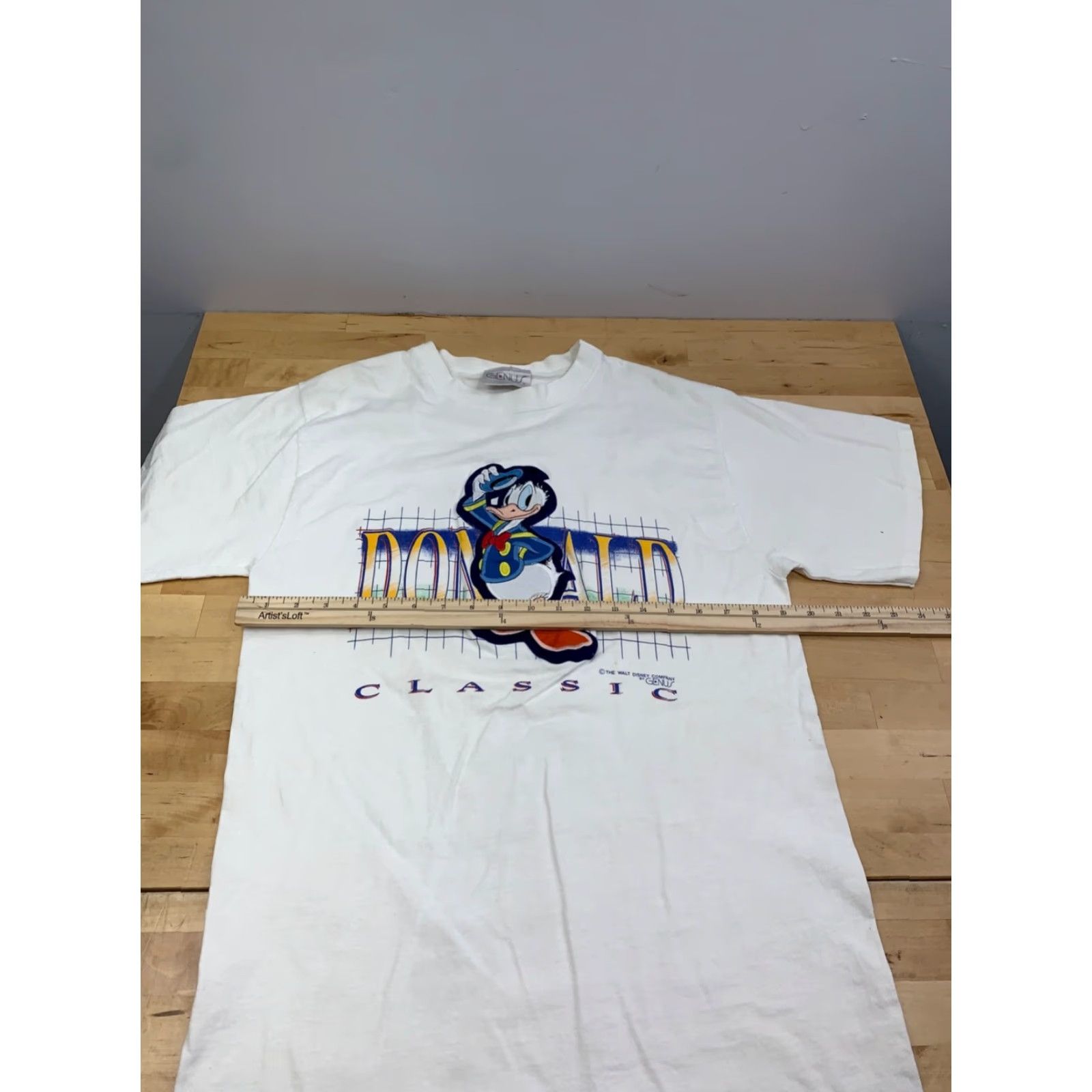 Vintage VINTAGE Donald Duck Shirt Mens M White 90s Disney Cotton T-Shirt Short Sleeve Crew Neck Genus United States Men M White 90s Shirt Size US M / EU 48-50 / 2 - 4 Thumbnail
