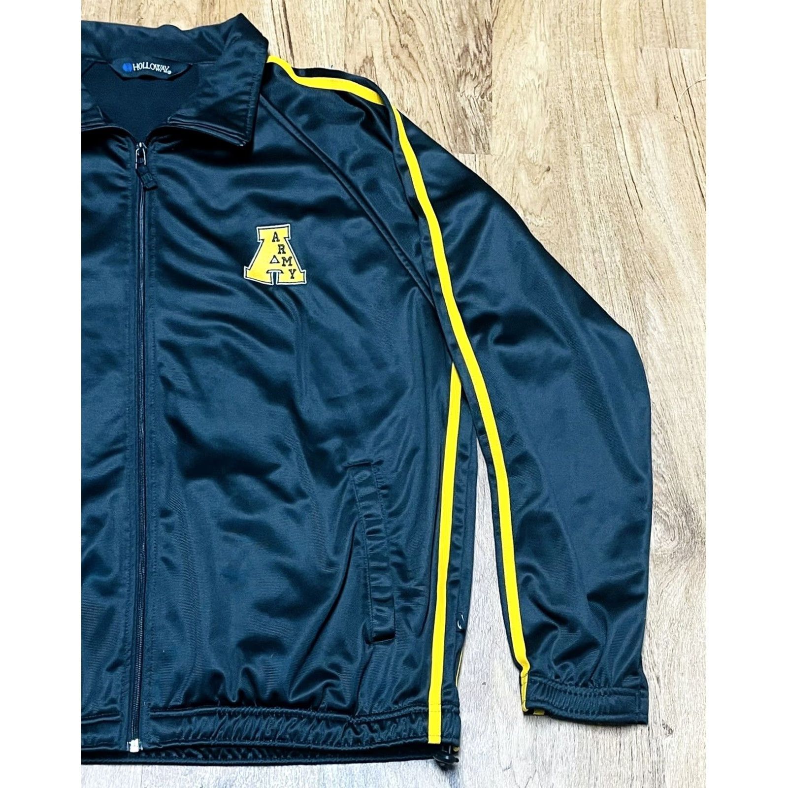 Holloway Holloway Army Zip Up Jacket Windbreaker Black XL Men’s Regular Size Jacket Size US XL / EU 56 / 4 - 3 Thumbnail