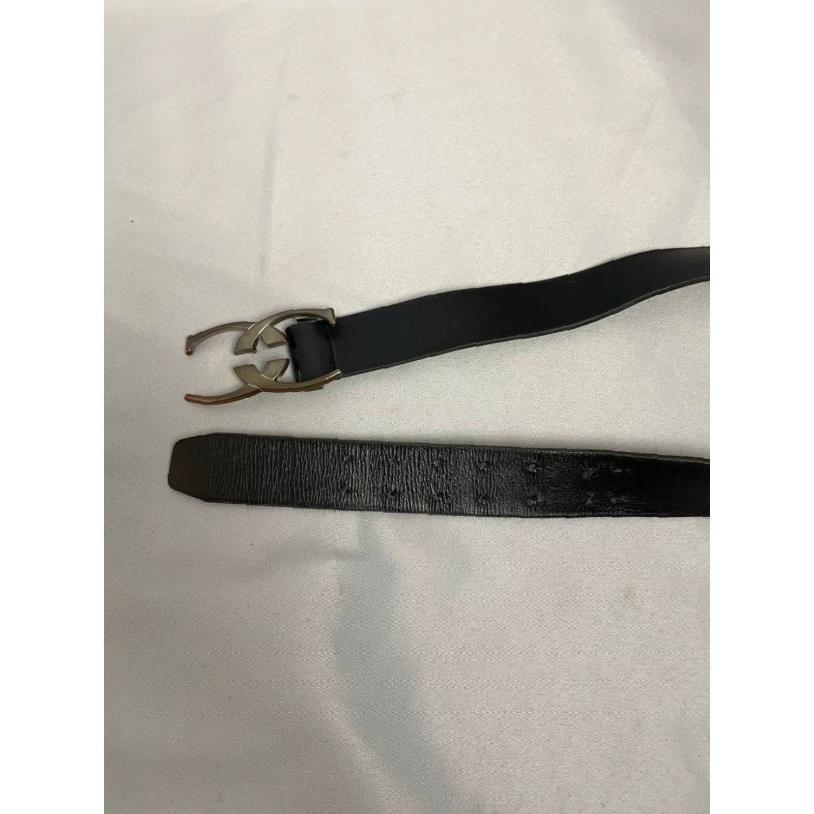 Roberto Cavalli Roberto Cavalli Belt Womens Logo Belt Black Leather Classic Adjustable - One Size, Regular, Buckle, Dress Belt, Italy - Brand Womens Size ONE SIZE - 7 Thumbnail