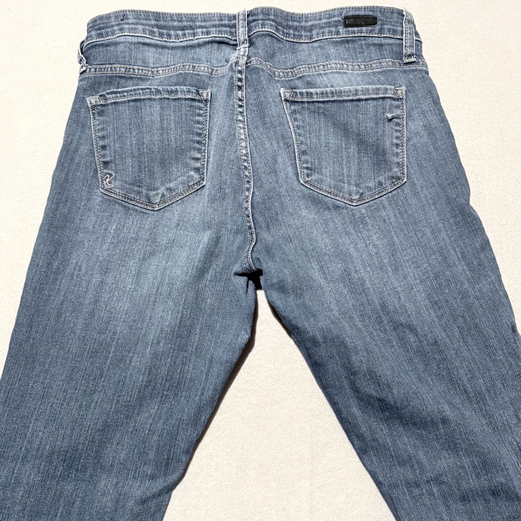 Vintage Kut from the Kloth Catherine Boyfriend Jeans Women's Blue Denim Low-Rise - 10 Size 32" / US 10 / IT 46 - 6 Thumbnail