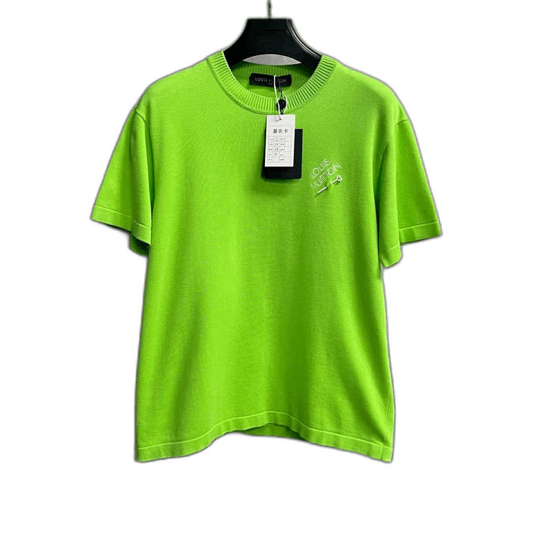 Louis Vuitton Louis Vuitton Green Short Sleeve T-Shirt Size US S / EU 44-46 / 1 - 1 Thumbnail