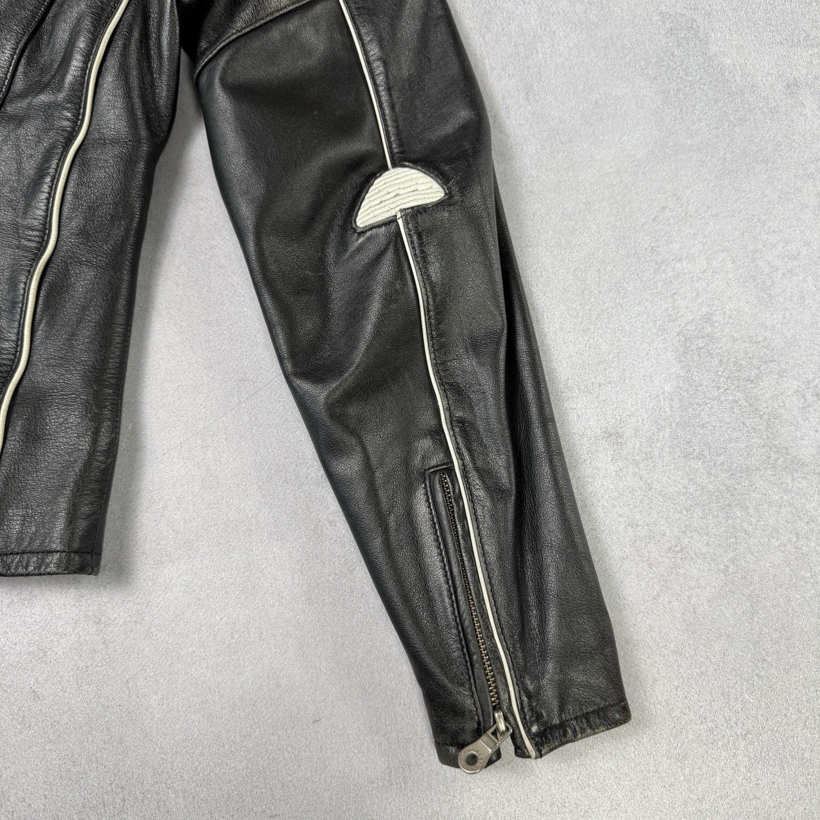 Harley Davidson Harley Davidson Leather Racing Jacket Women's Vintage Y2K Size XS / US 0-2 / IT 36-38 - 19 Thumbnail