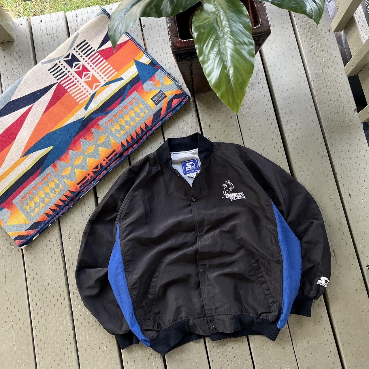 NFL × Starter × Vintage Vintage 90's Starter Bomber Jacket Dallas Cowboys Size US XL / EU 56 / 4 - 1 Thumbnail