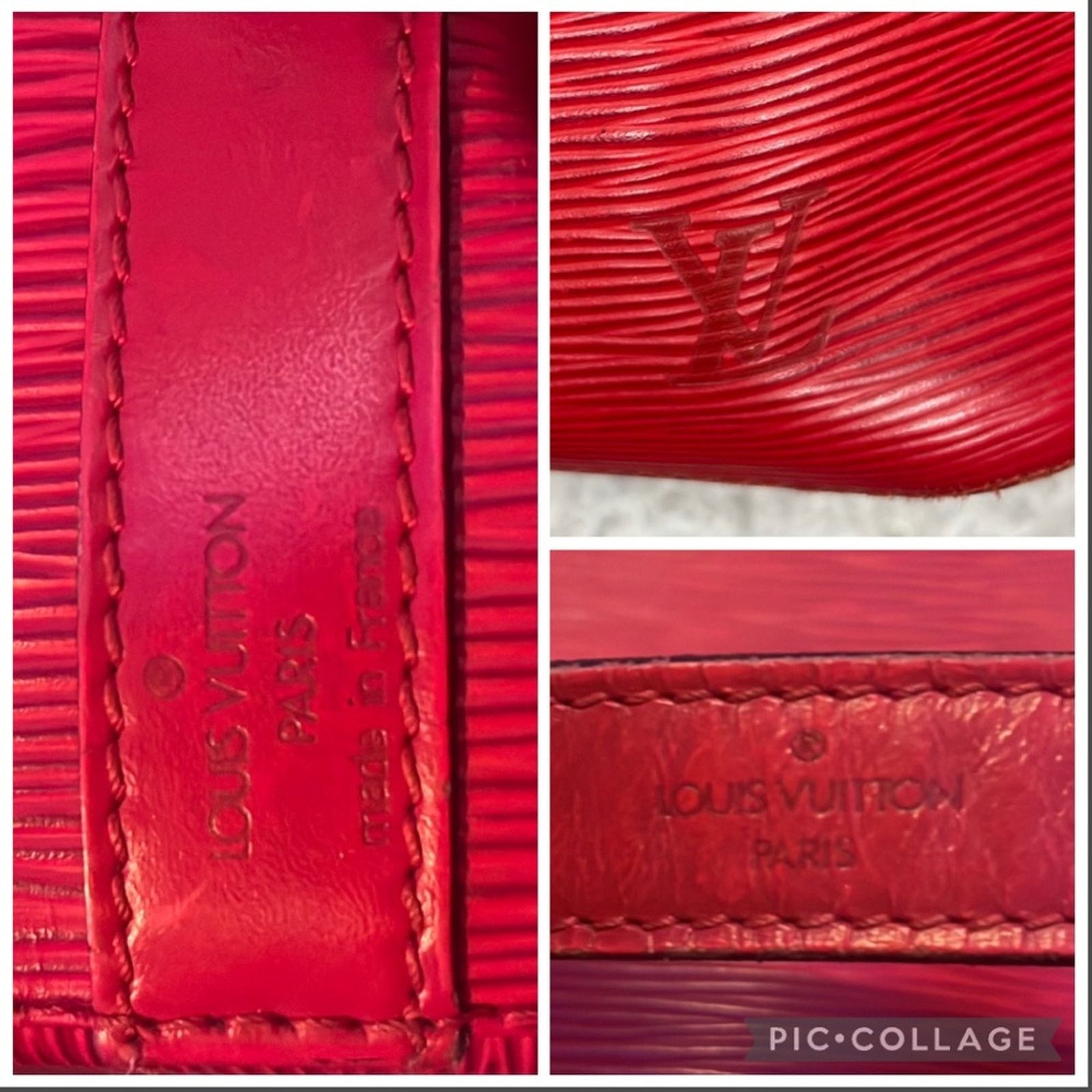 Louis Vuitton Louis Vuitton Petite Noe Red Epi Bucket Bag Size ONE SIZE - 14 Thumbnail