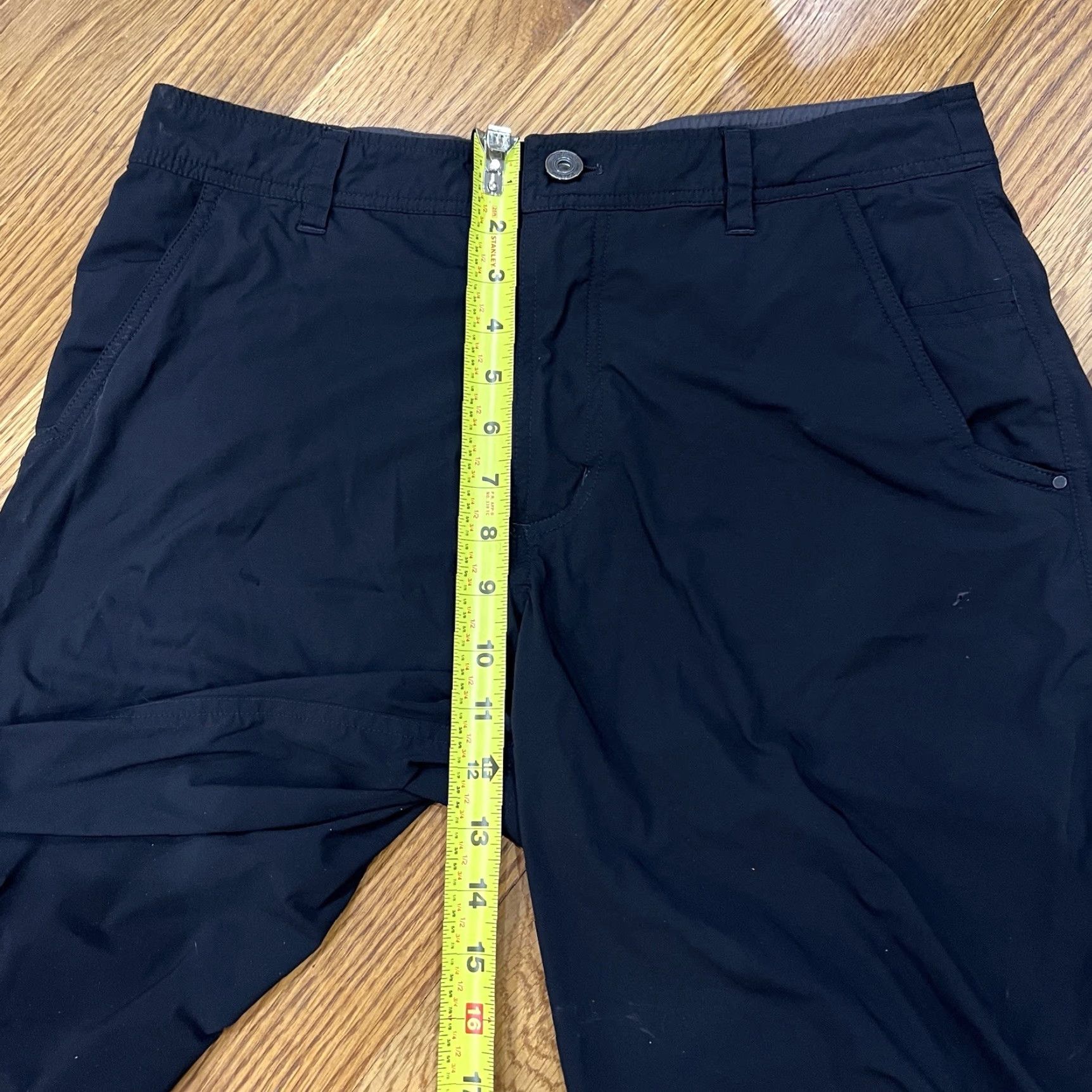Lululemon Lululemon Athletica Men’s Kahuna Black Performance Loose Shorts LM7219S 32 Inseam 11 5-Pocket Chino Logo Size US 32 / EU 48 - 7 Thumbnail