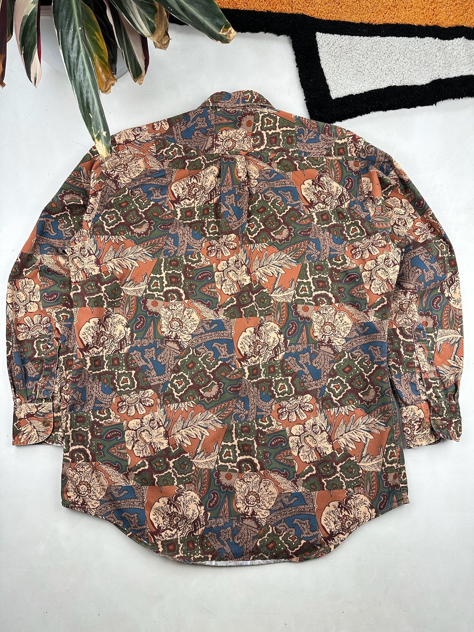 Japanese Brand Ralph Lauren USA Navajo Art OVP Button Shirt Size US M / EU 48-50 / 2 - 3 Thumbnail
