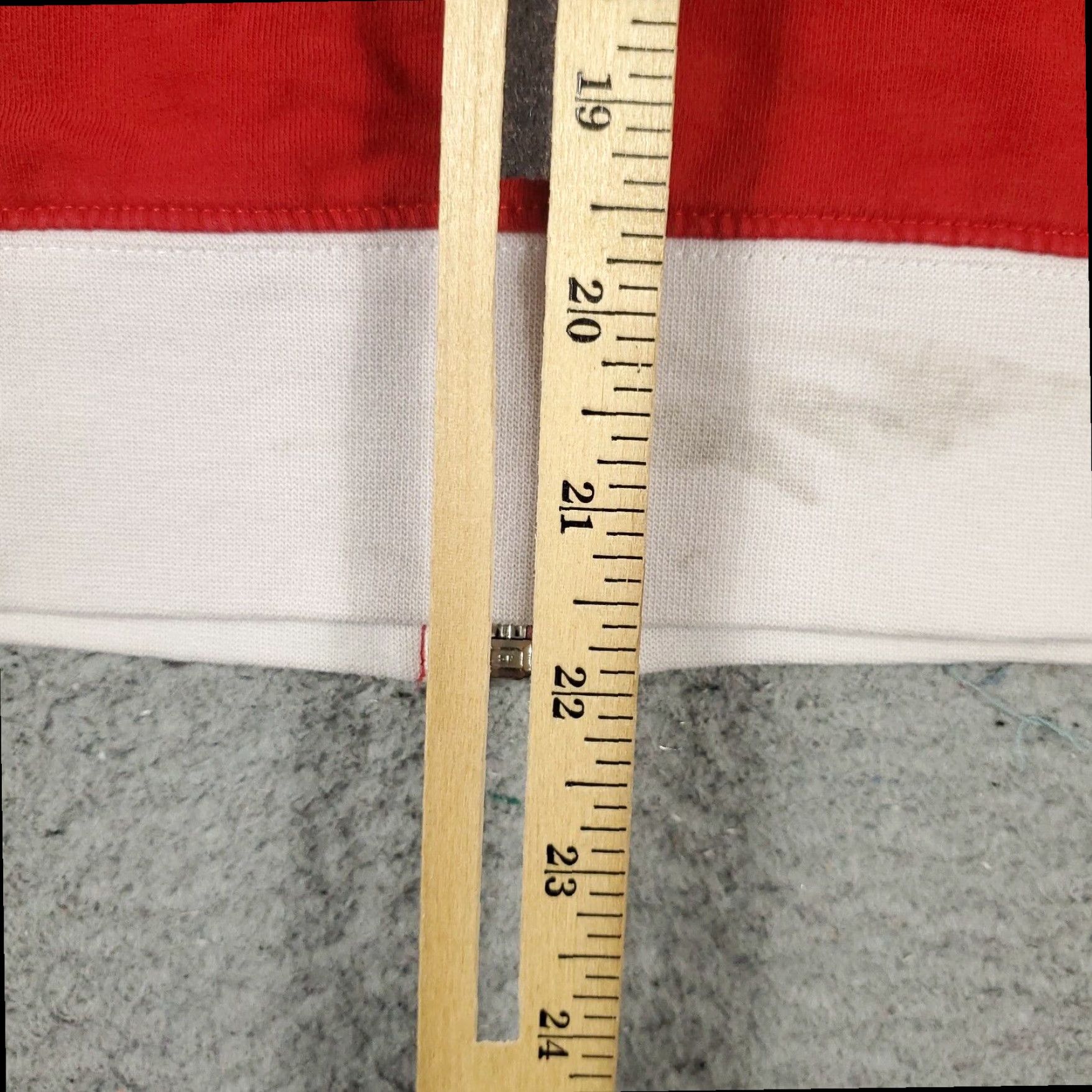 Nautica Nautica Womens Small Red White Full Zip Hoodie Size S / US 4 / IT 40 - 5 Thumbnail