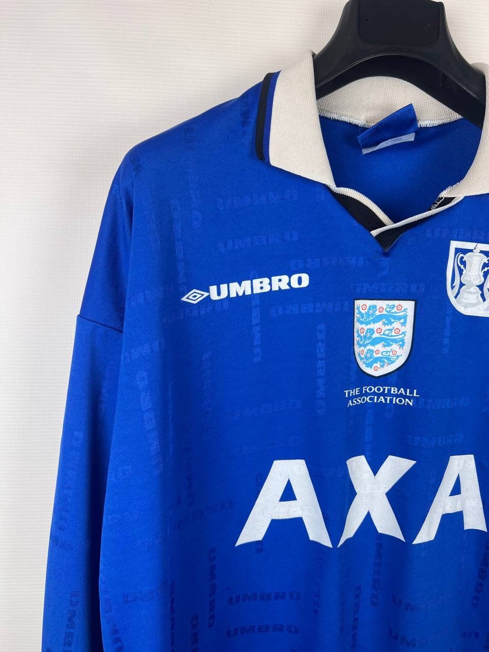 Other England F.A. CUP Shirt AXA 12 number 90s Jersey Umbro XL Size US XL / EU 56 / 4 - 7 Thumbnail
