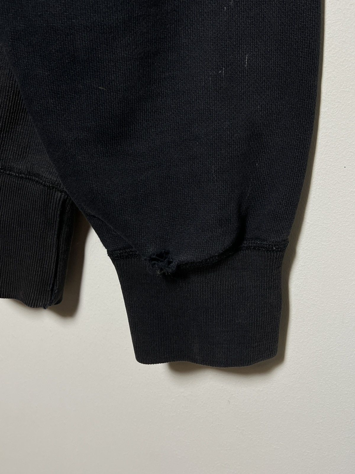 Acne Studios acne y2k washed black crewneck sweatshirt s-m Size US M / EU 48-50 / 2 - 9 Thumbnail