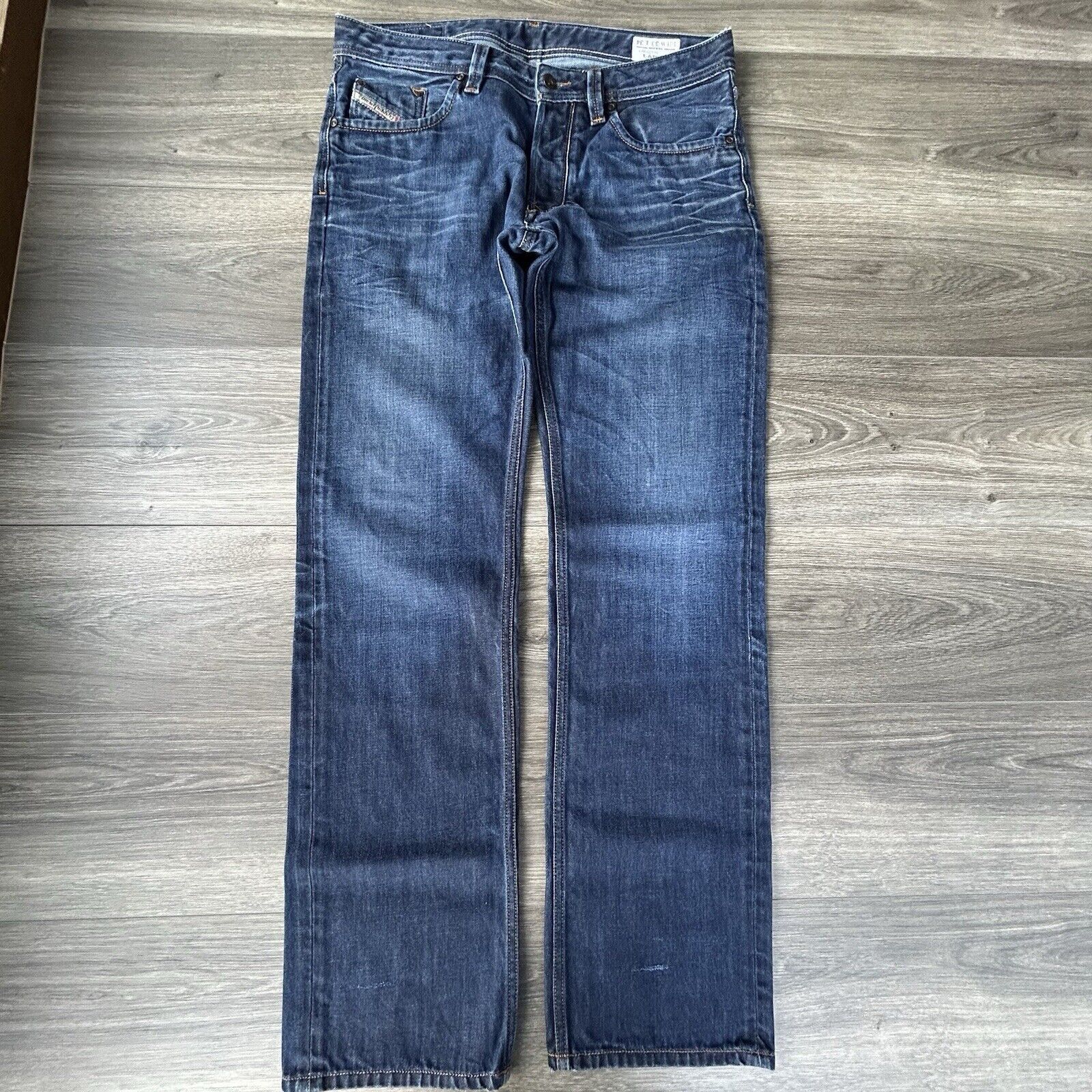 Diesel Diesel Larkee Jeans Mens 34x34 0073N Regular Straight Denim