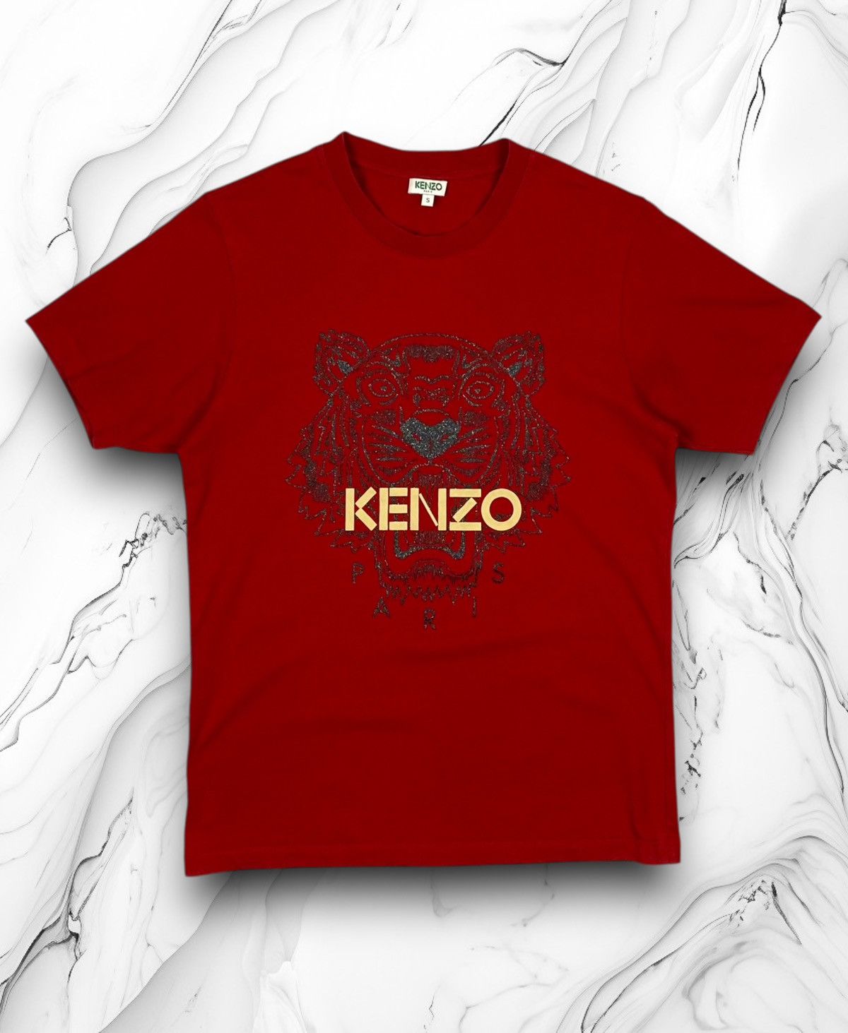 Kenzo Kenzo Paris Tiger Big Logo Red Men’s T Shirt size s Size US S / EU 44-46 / 1 - 1 Thumbnail