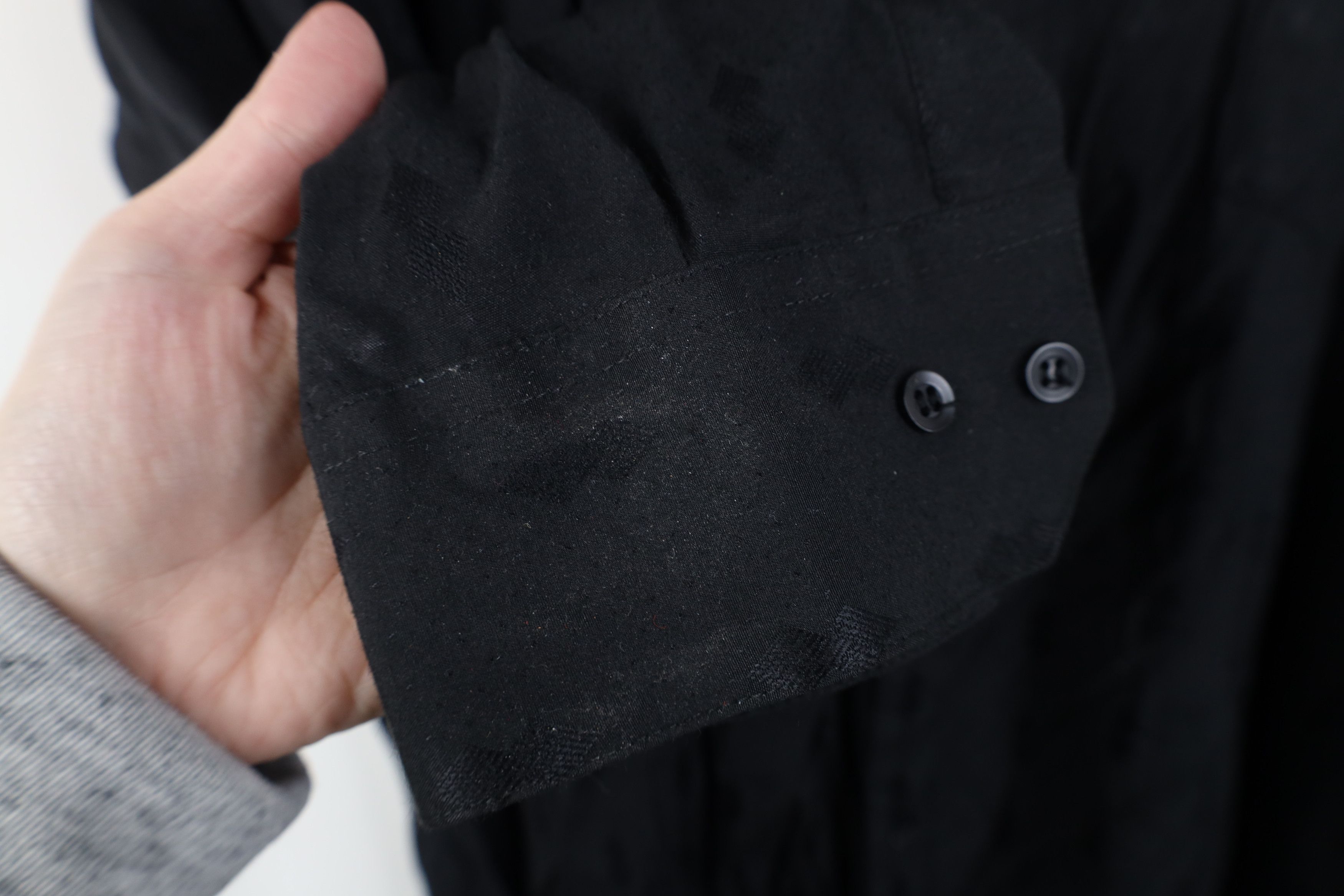 Vintage Vintage 90s Streetwear Gabardine Diamond Collared Shirt Size US XL / EU 56 / 4 - 9 Thumbnail