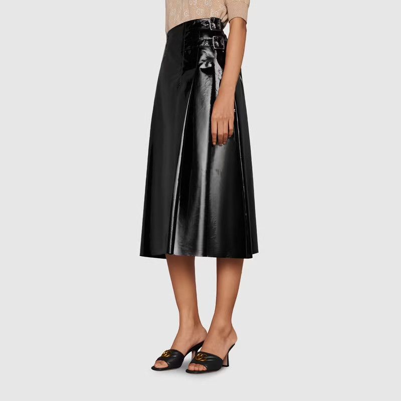 Gucci o1s1wg110425 Slide Sandals in Black Size US 5.5 / IT 35.5 - 2 Thumbnail