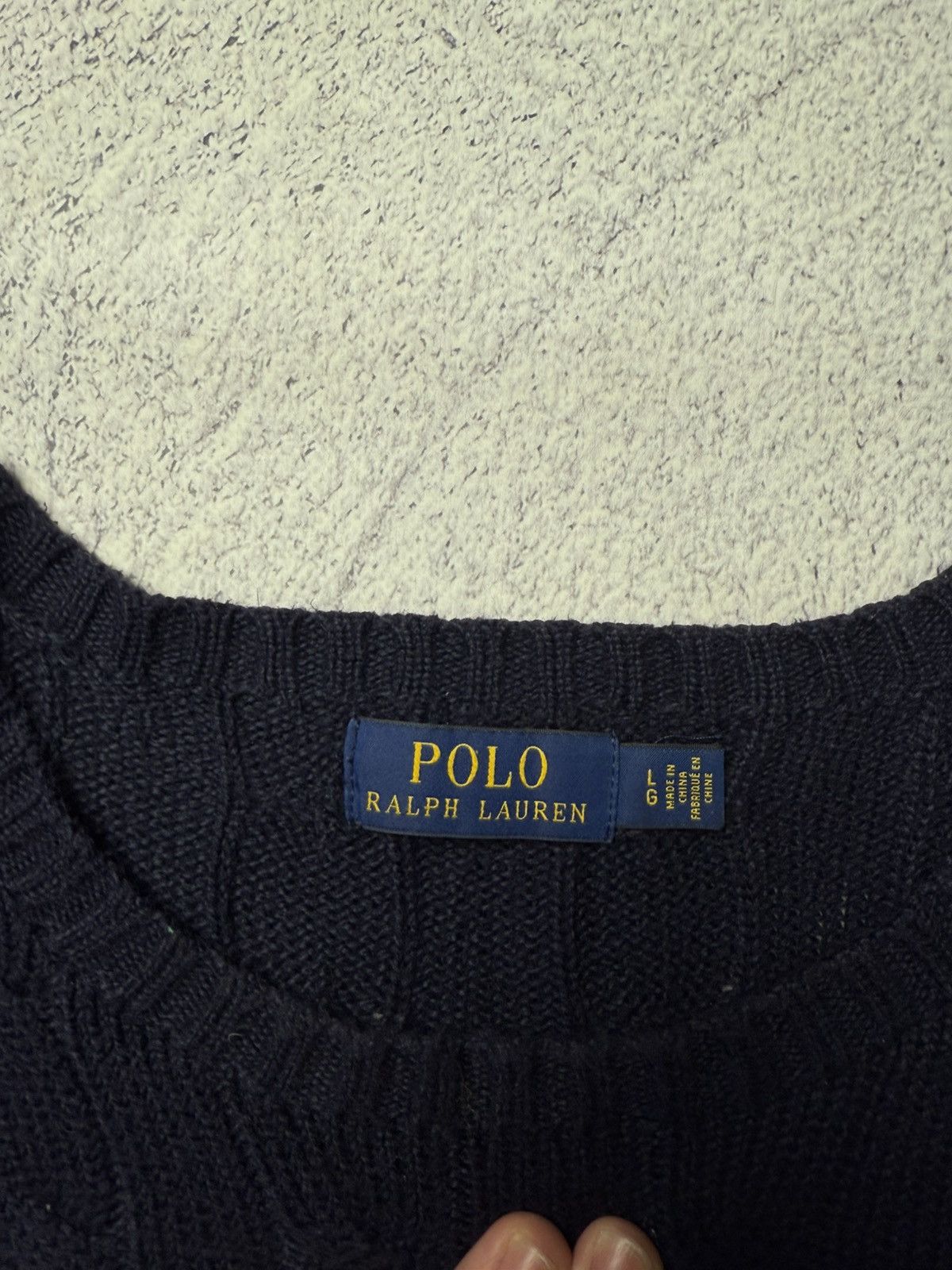 Polo Ralph Lauren Mens Vintage Polo Ralph Lauren knitted Sweater luxury Size US L / EU 52-54 / 3 - 11 Thumbnail