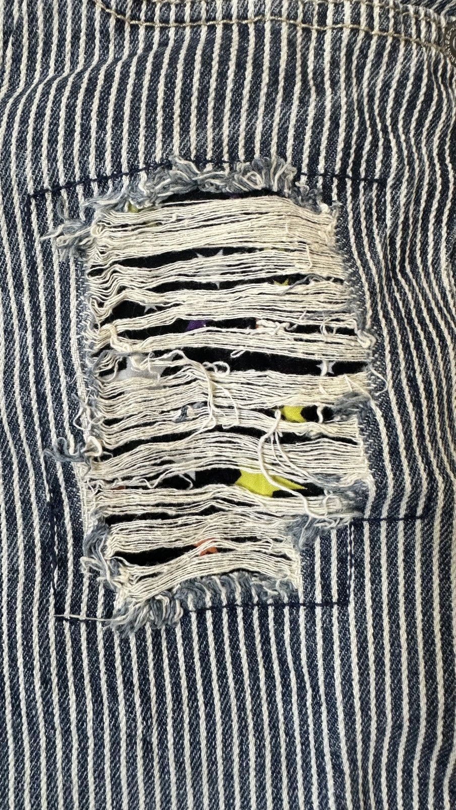 Japanese Brand JAPAN HICKORY DISTRESSED PANT Size US 34 / EU 50 - 6 Thumbnail